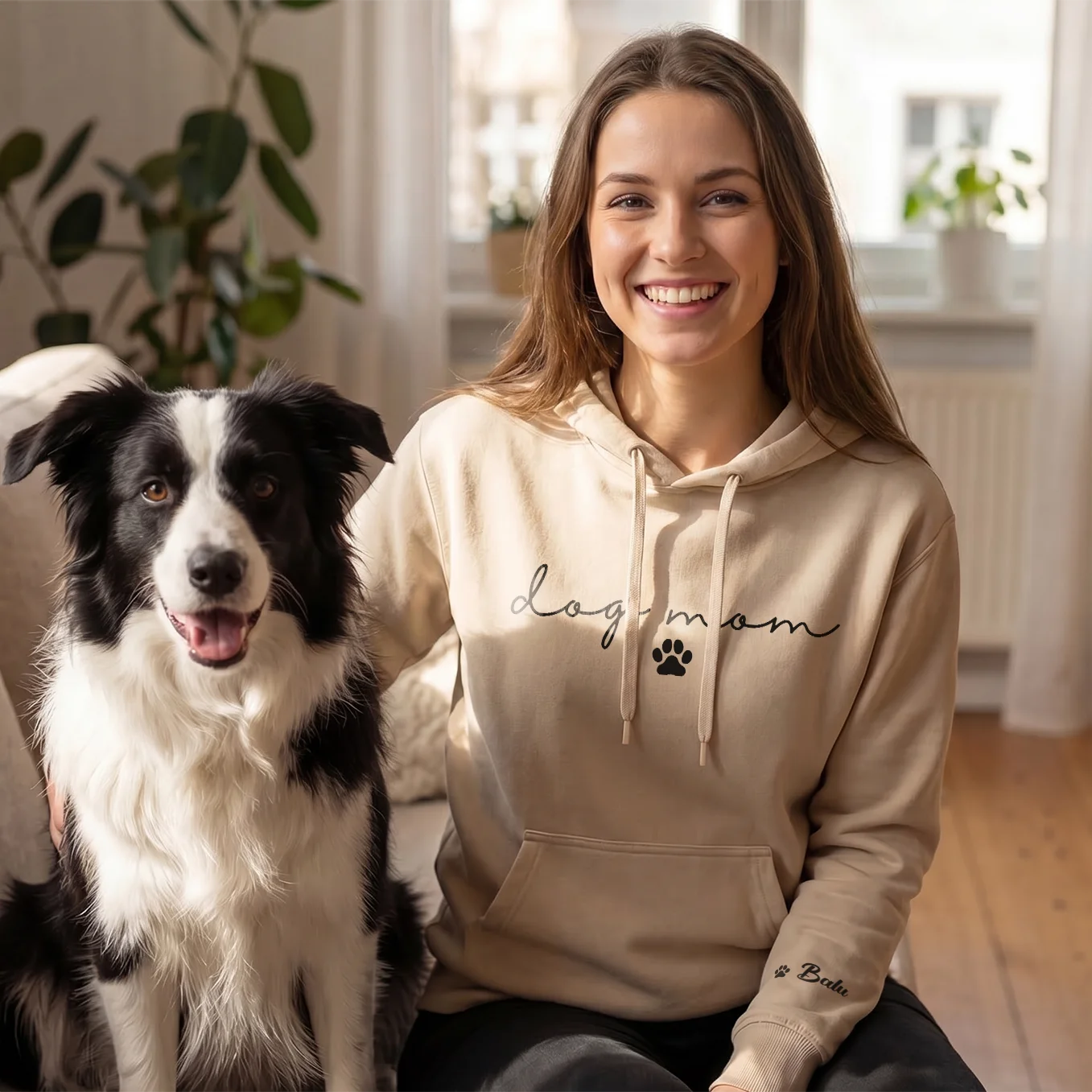 Personalisierter Hoodie “Dog Mama”