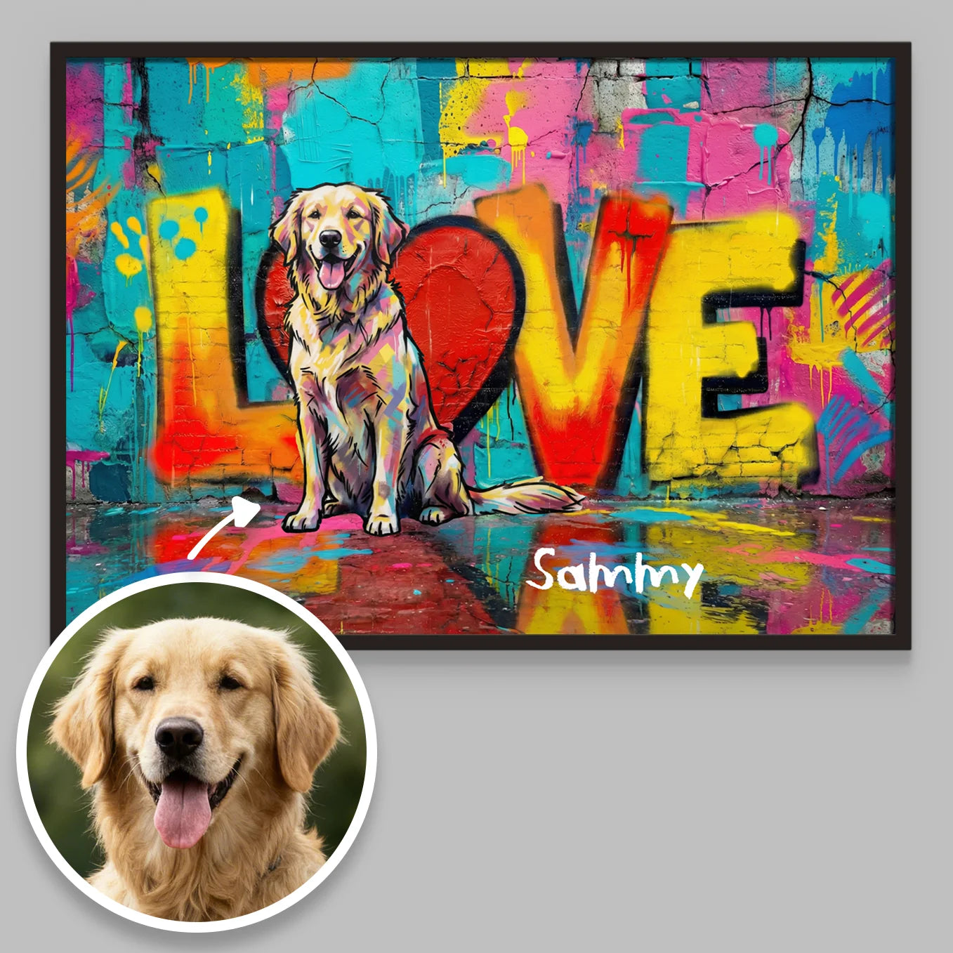 Personalisiertes Poster "LOVE"