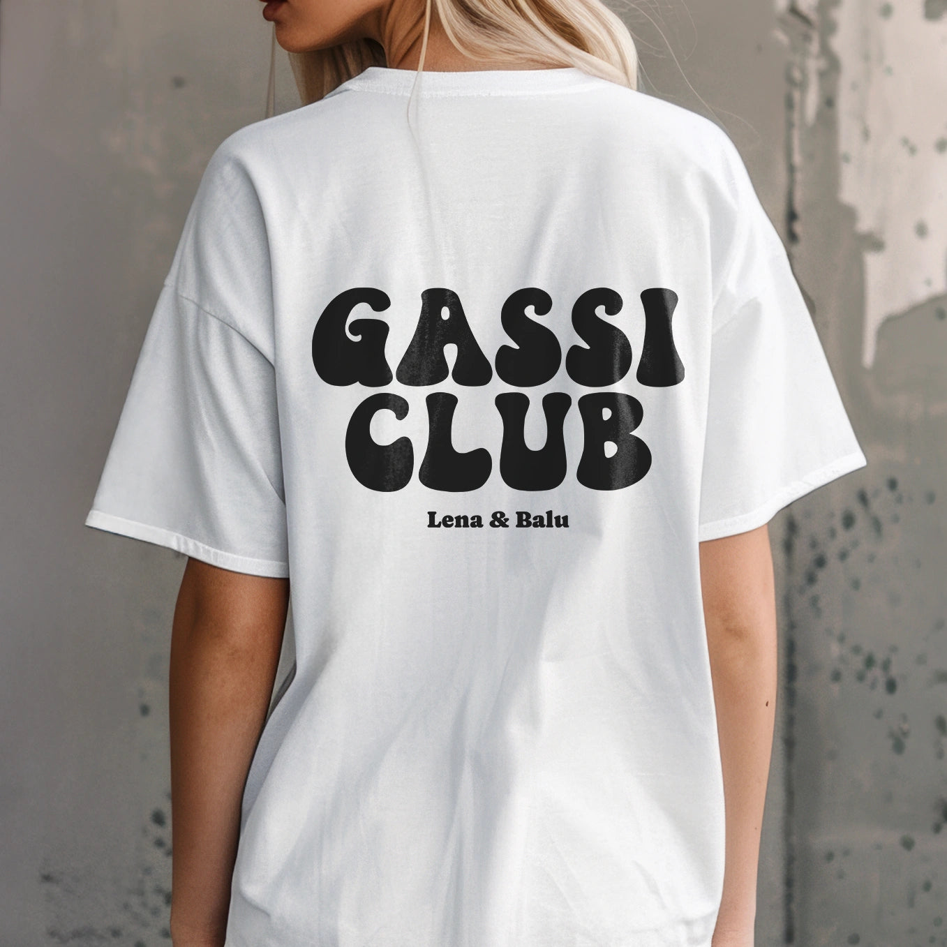 Personalisiertes T-Shirt "Gassi Club"