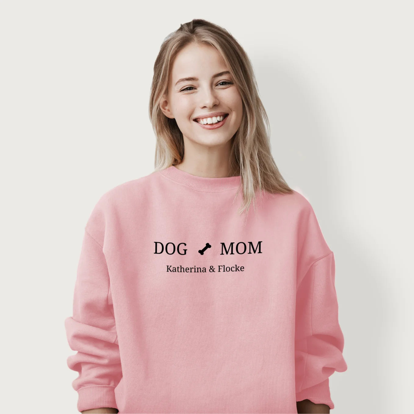 Personalisierter Sweater Dog Mom "Motiv"