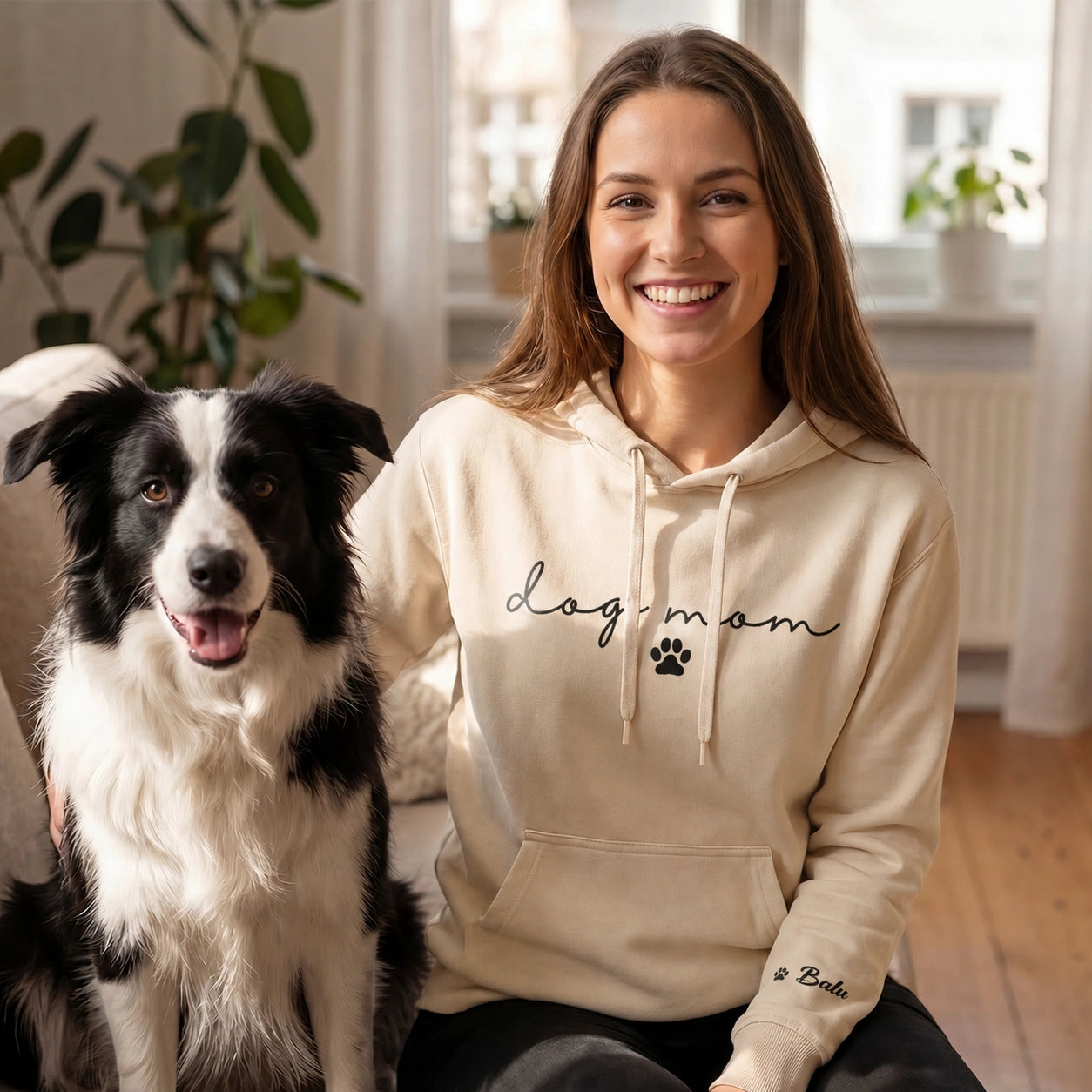 Personalisierter Hoodie “Dog Mama”