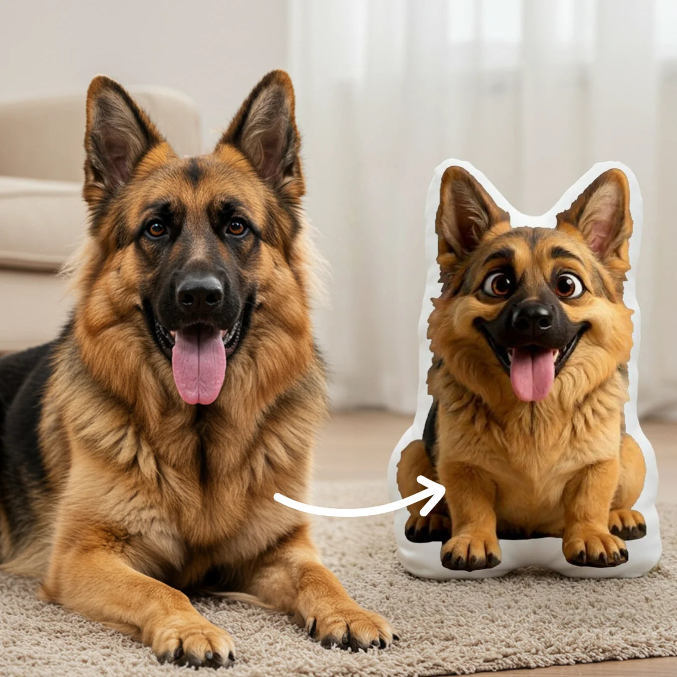 Personalisiertes 3D Dekokissen "Cartoon"