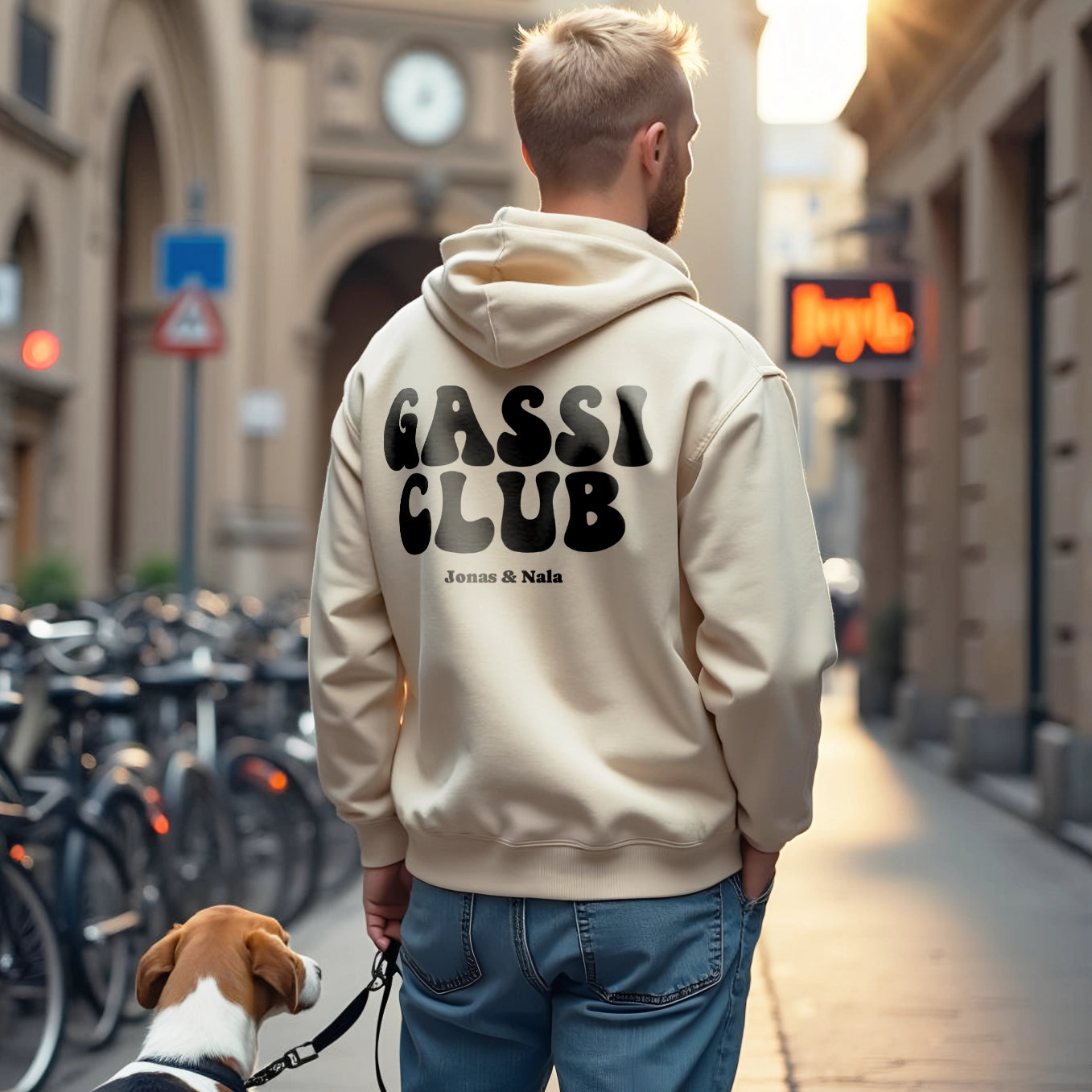 Personalisierter Hoodie "Gassi Club"