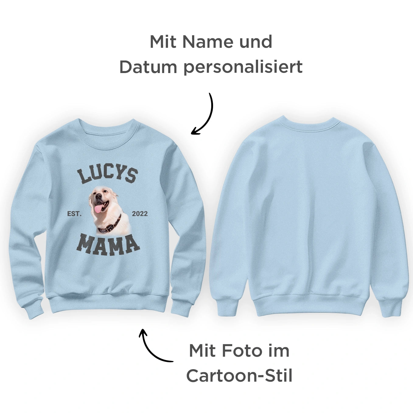 Personalisierter Sweater "Hundemama"