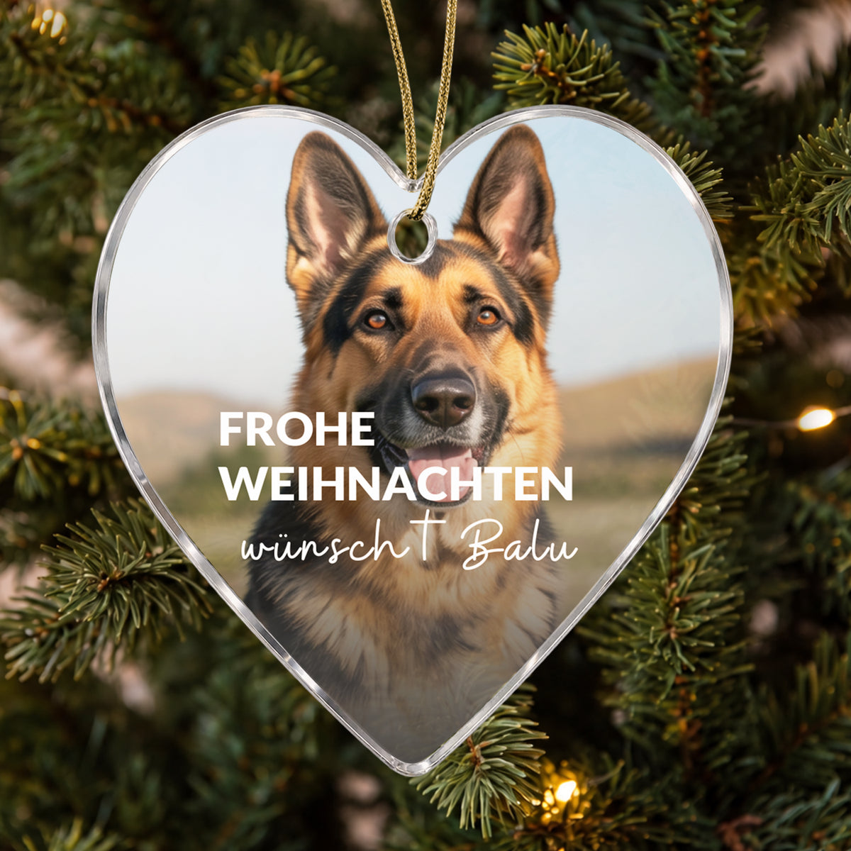 Weihnachtsbaumschmuck "Herz"