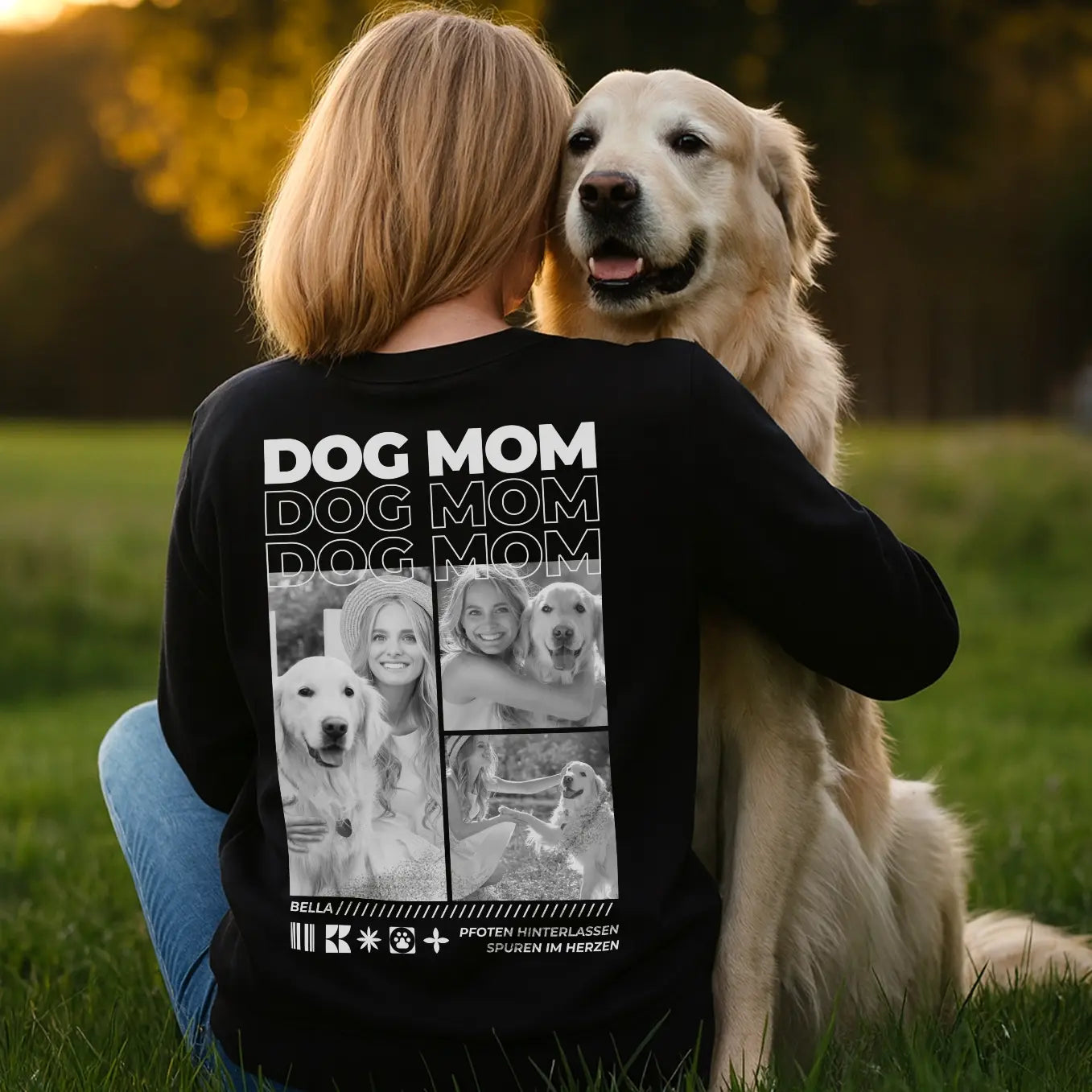 Personalisierter Sweater "Dog Mom"
