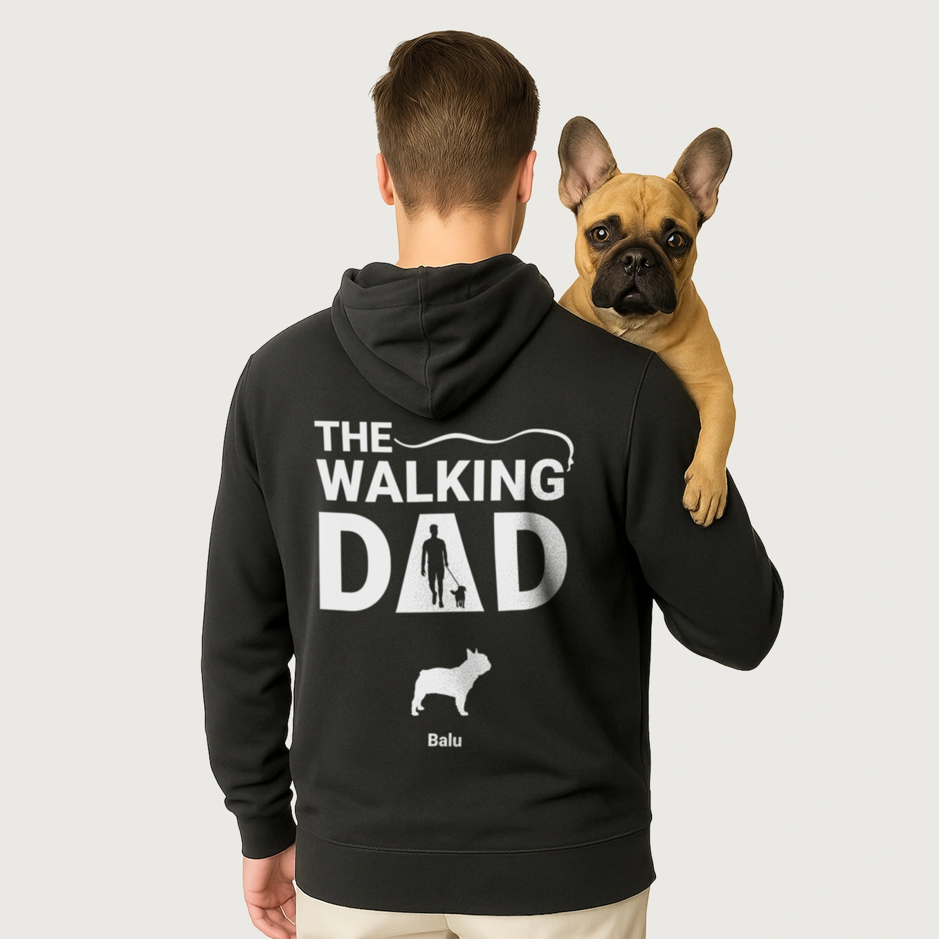 Personalisierter Hoodie "The Walking Dad"