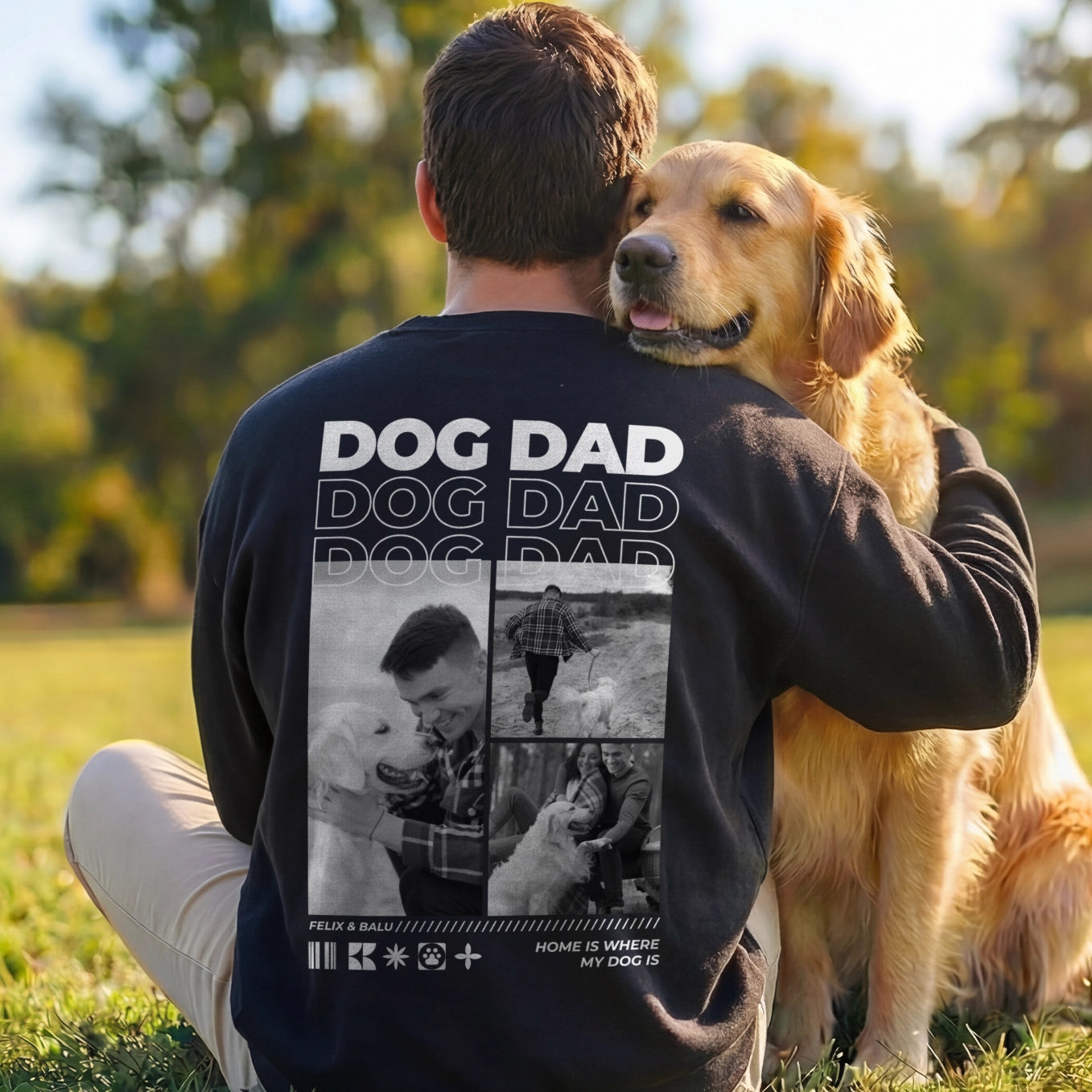 Personalisierter Sweater "Dog Dad"