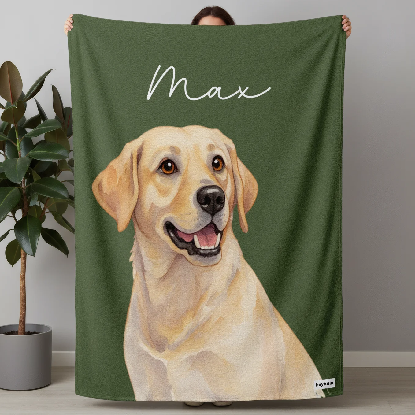 (US) Personalisierte Decke "Portrait"