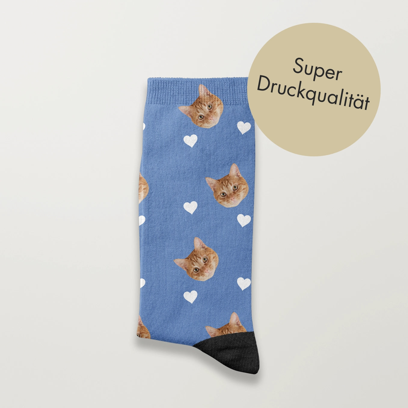 Personalisierte Socken mit deiner Katze