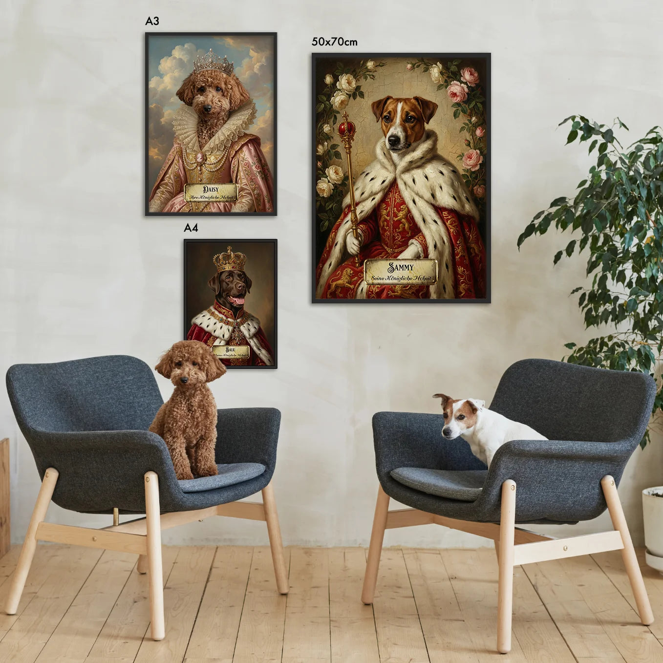 Personalisiertes Hunde-Poster "Royal"