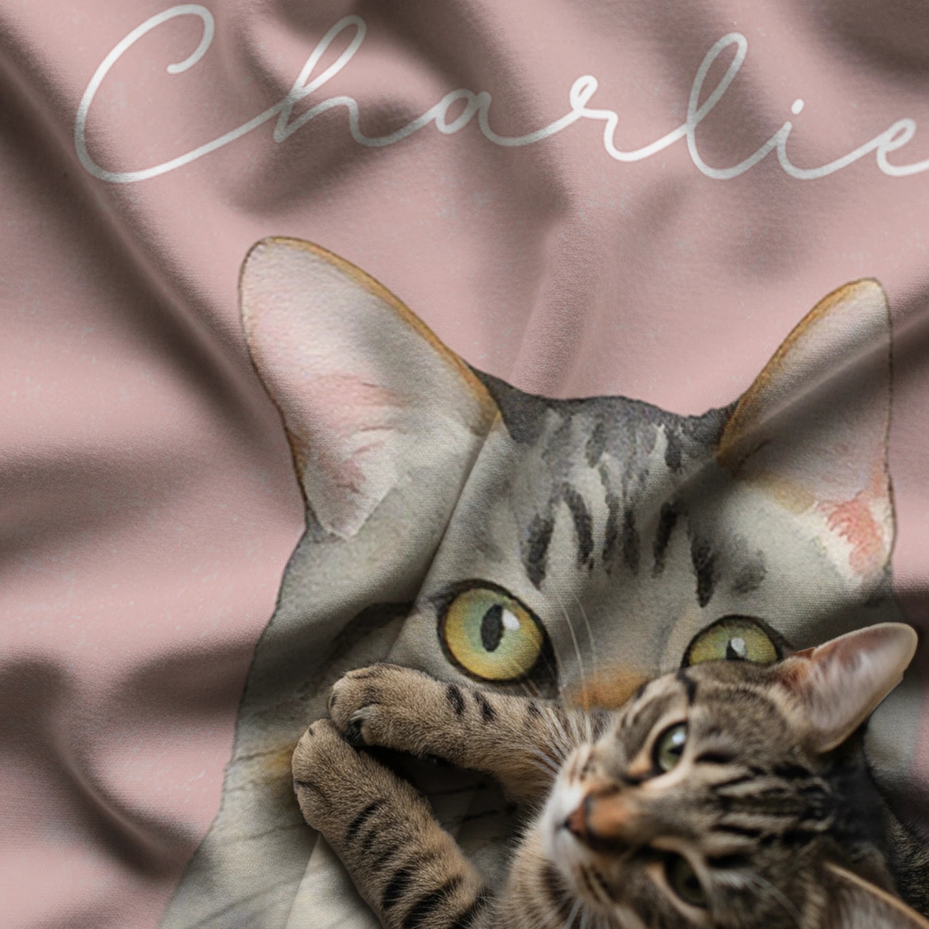 Personalisierte Decke Hund "Portrait"