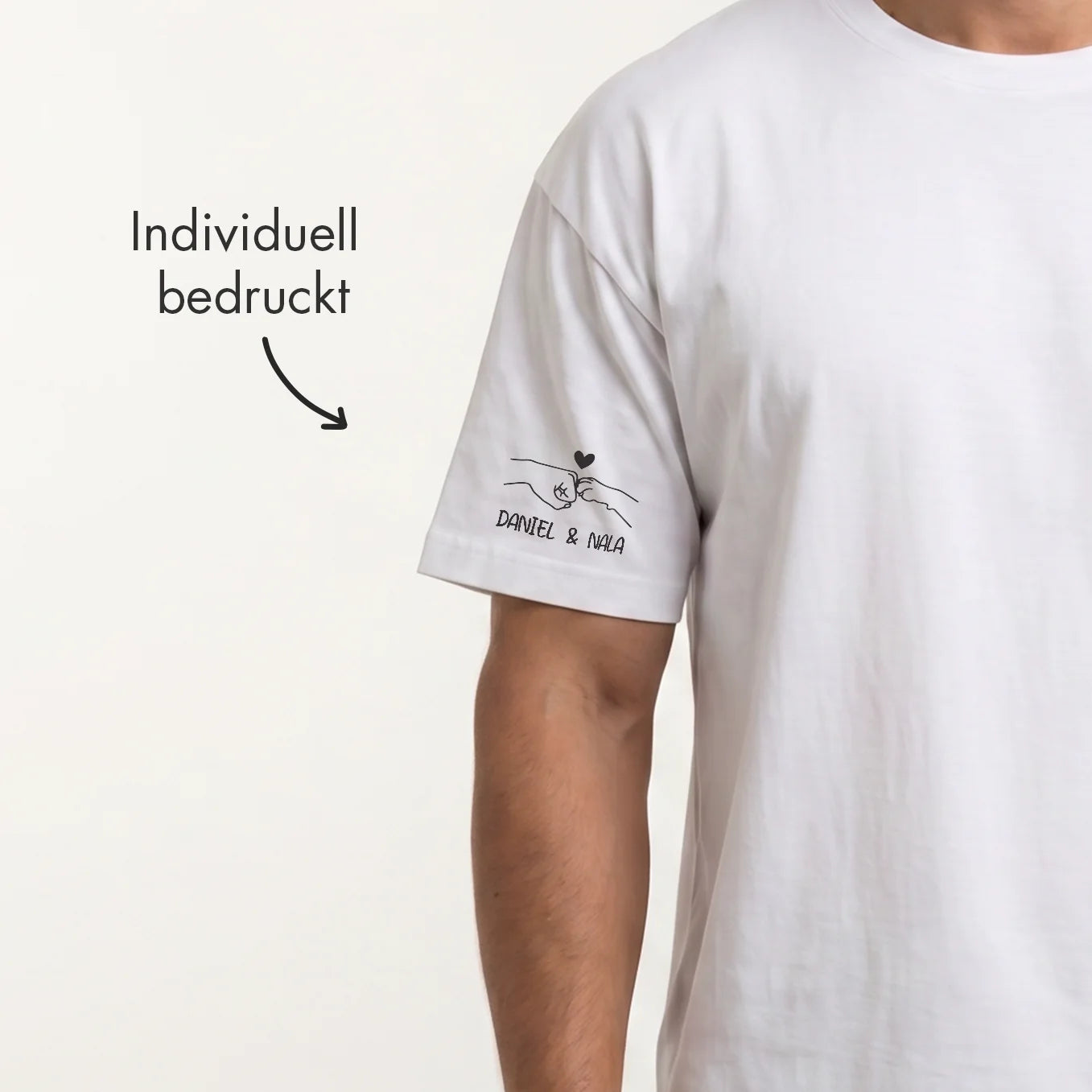 Personalisiertes T-Shirt Oversized “Dog Dad”