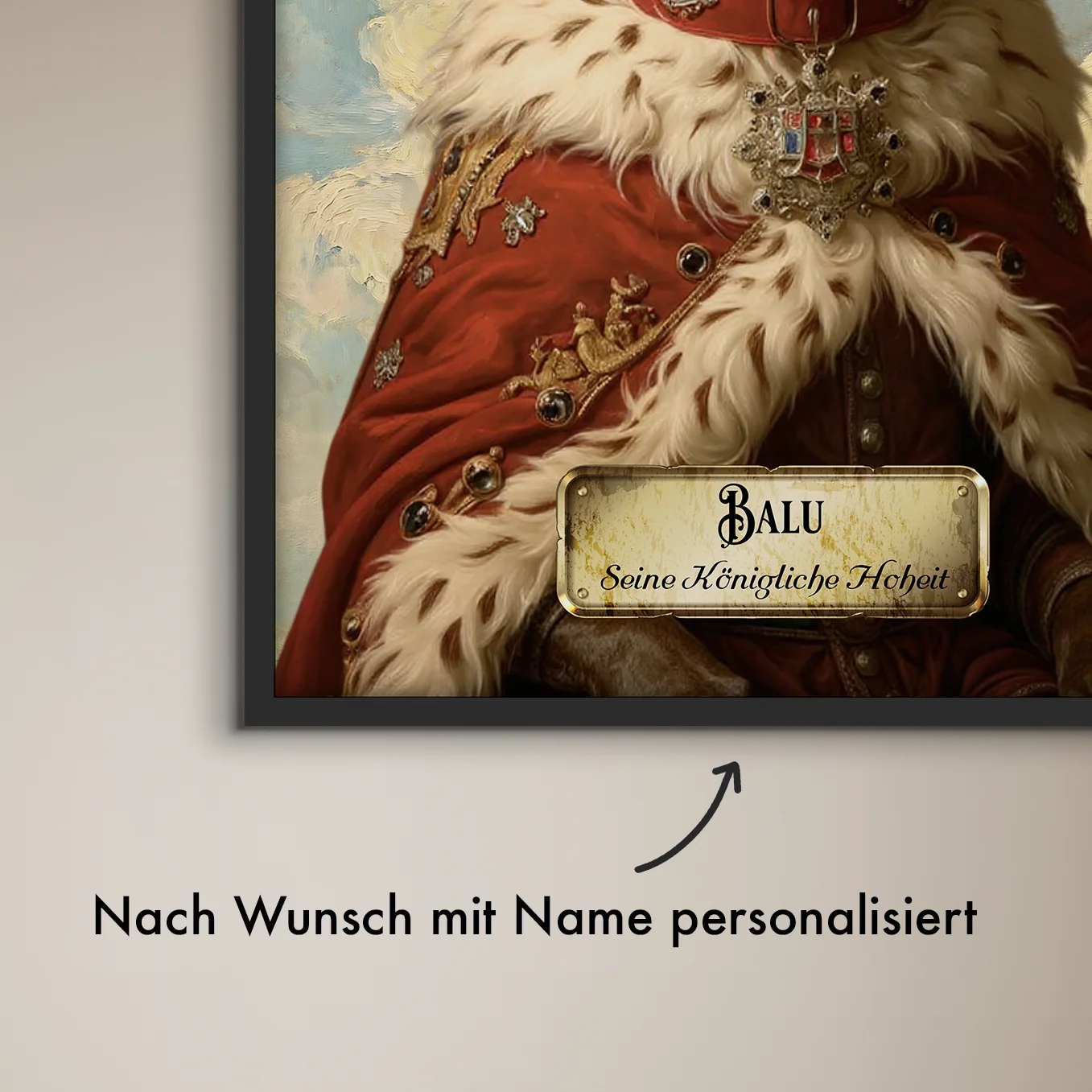 Personalisiertes Hunde-Poster "Royal"