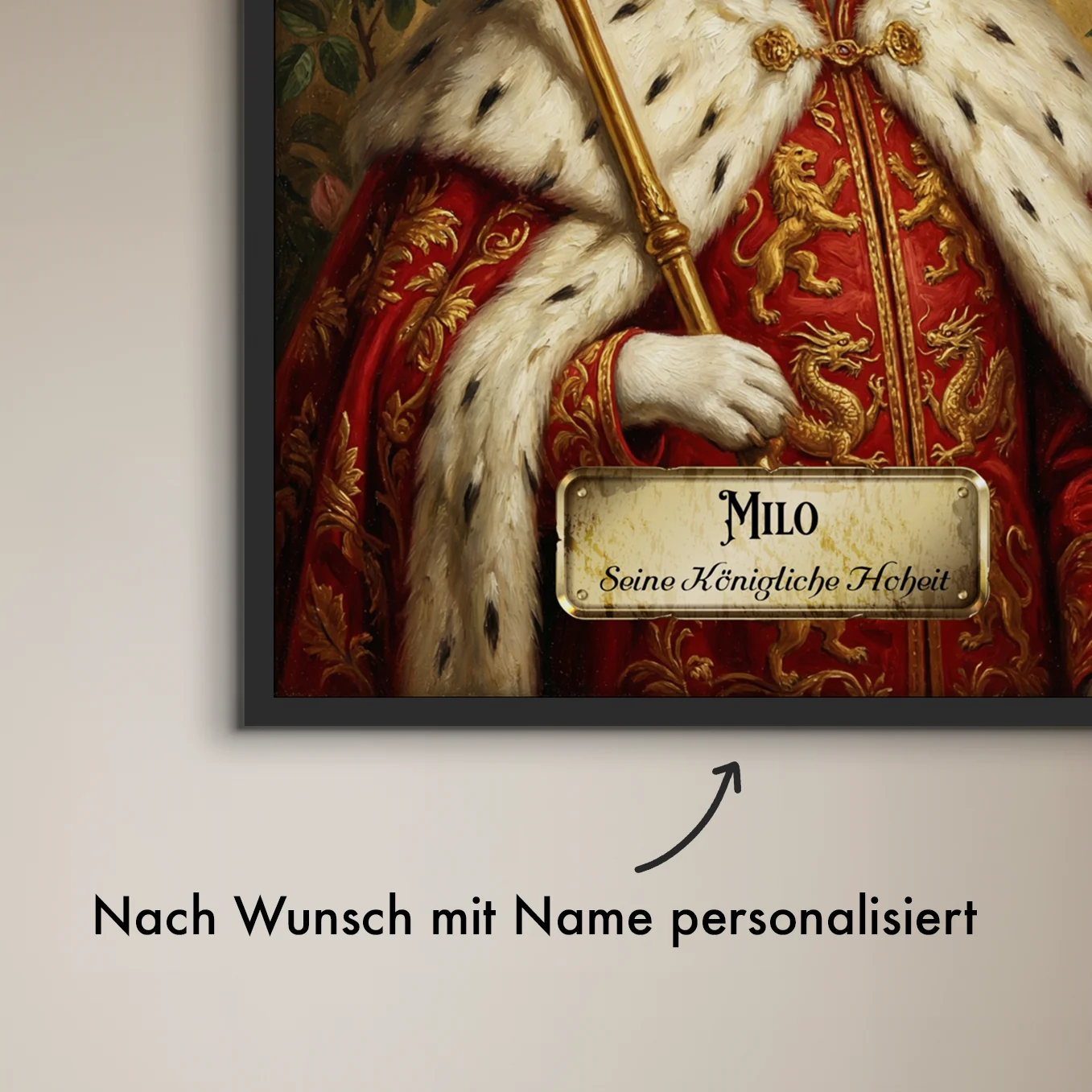 Personalisiertes Hunde-Poster "Royal"