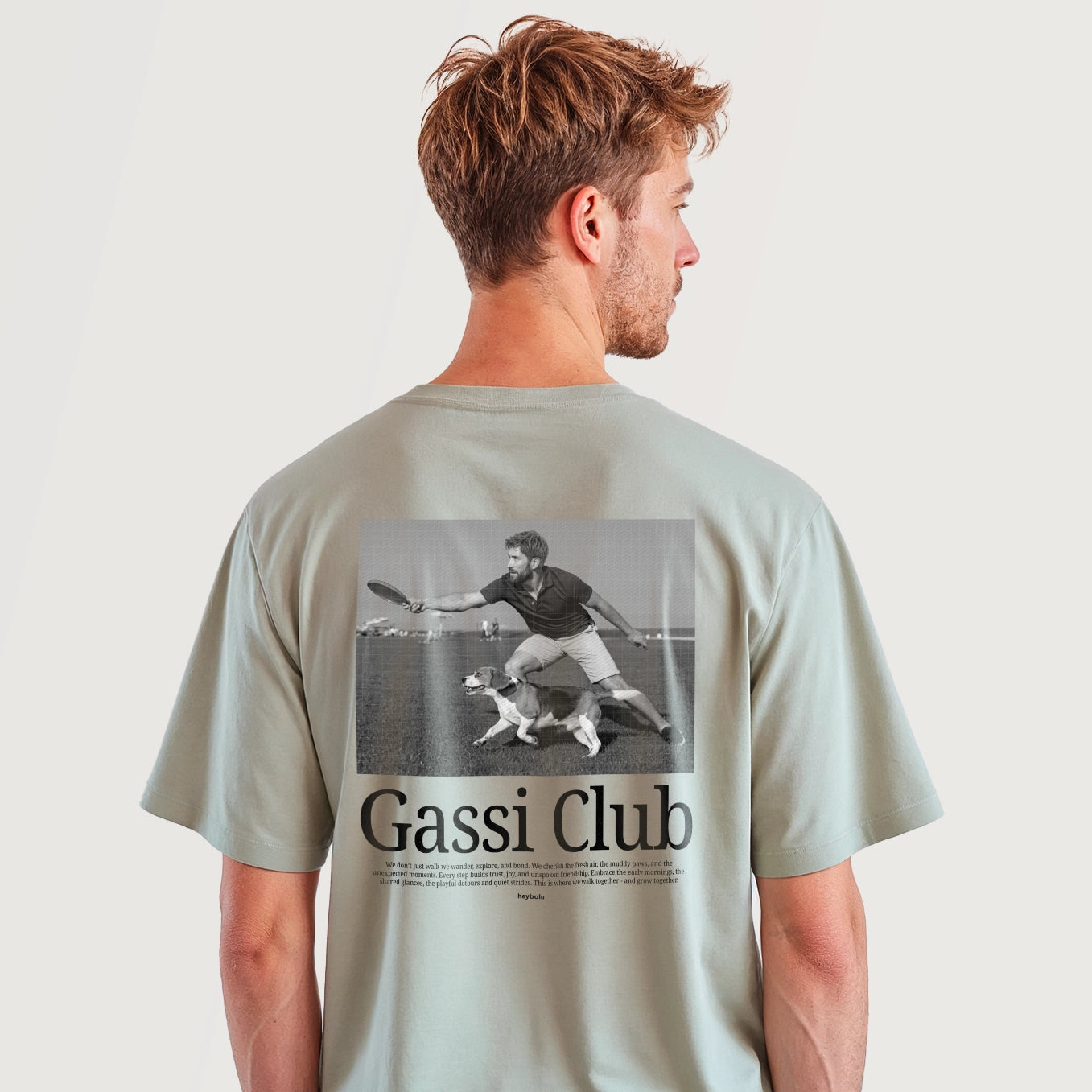 Personalisiertes Oversized Shirt Retro "Gassi Club"