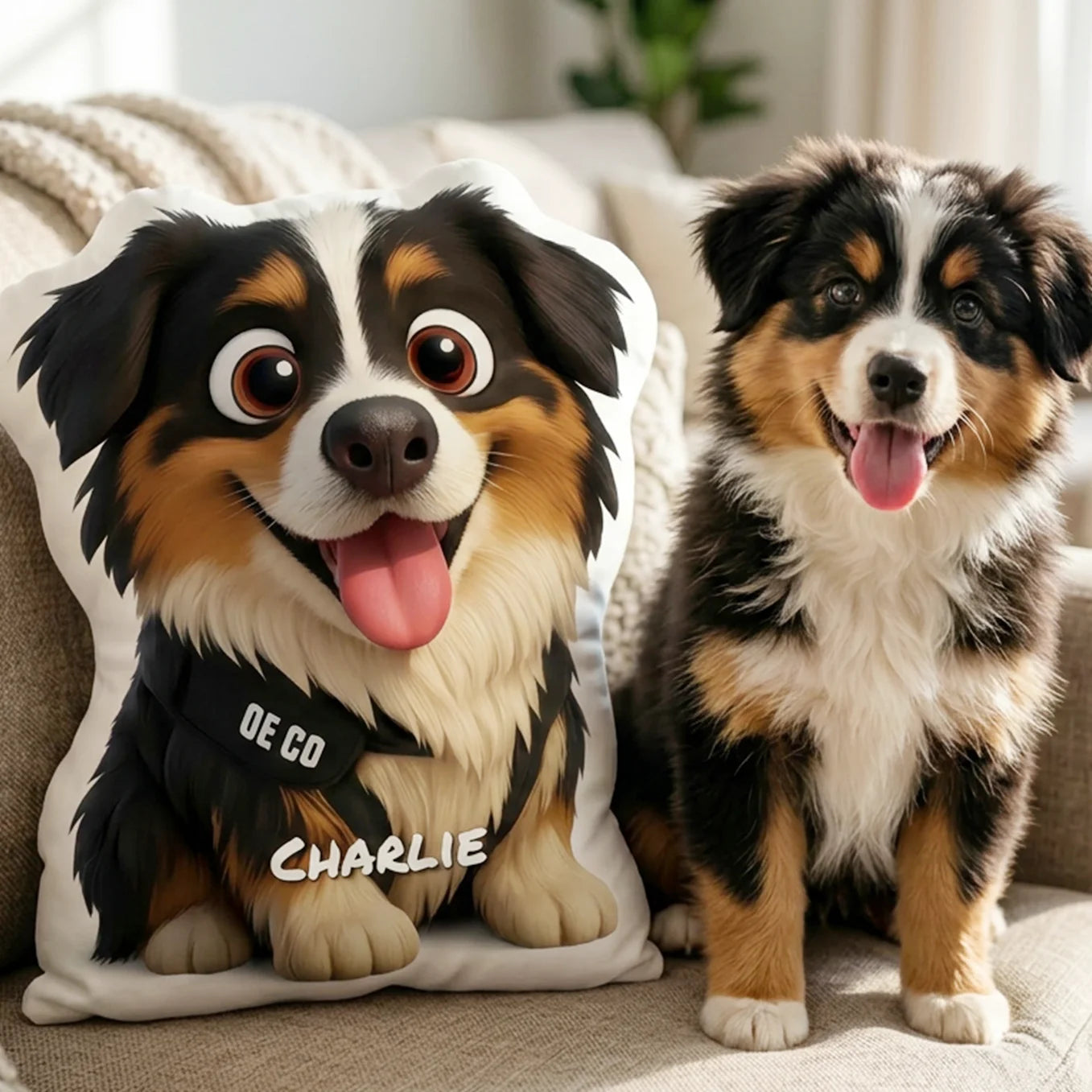 Personalisiertes 3D Dekokissen "Cartoon"