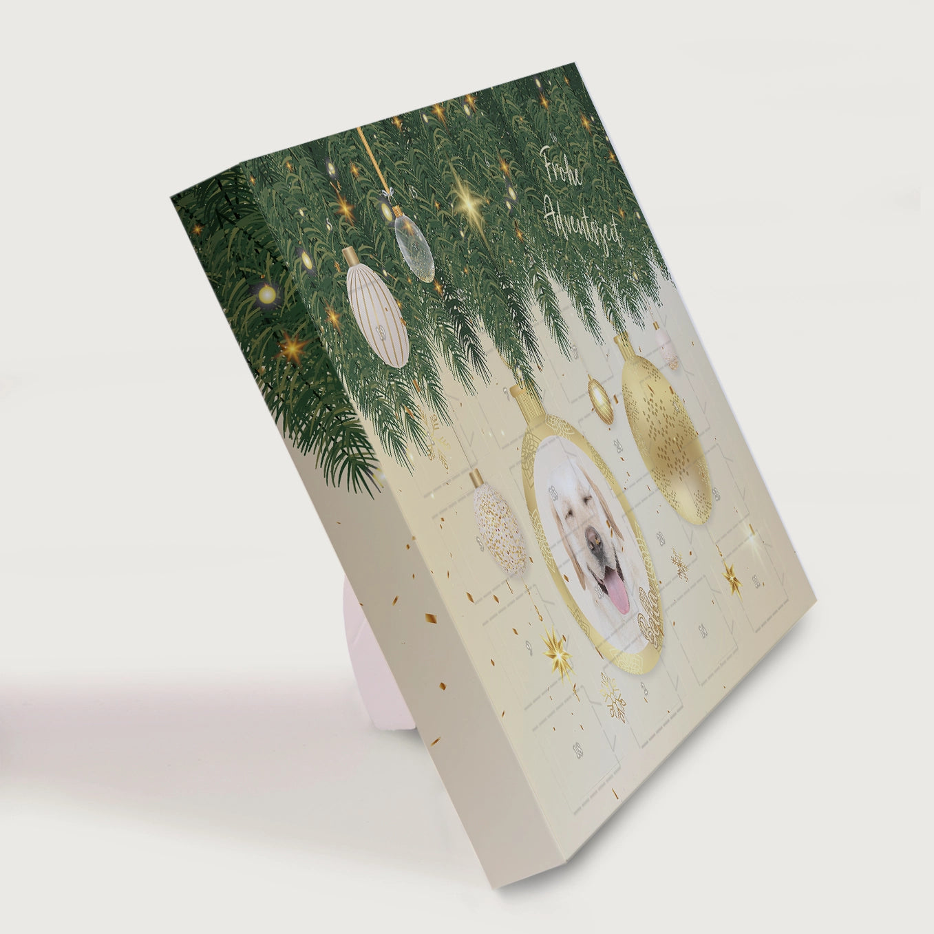 Personalisierter Adventskalender für Hunde "Foto"