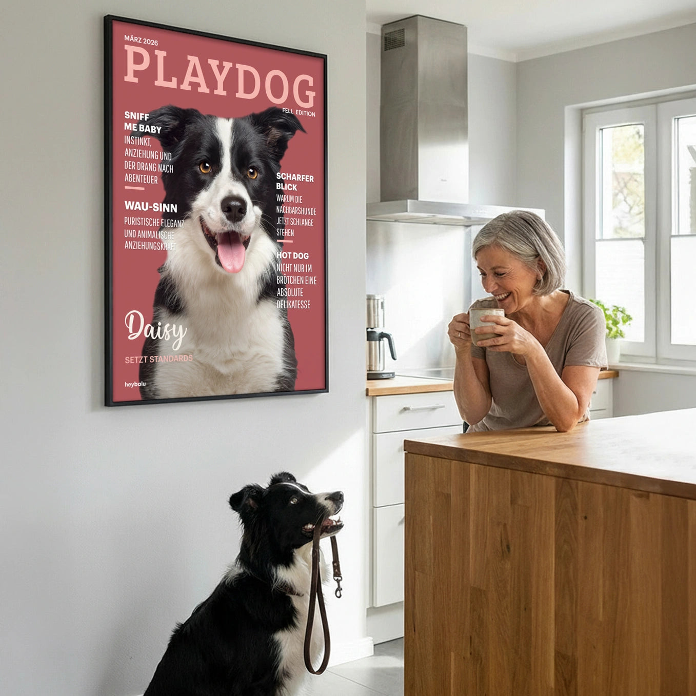 Personalisiertes Poster Hundemagazin "Playdog"