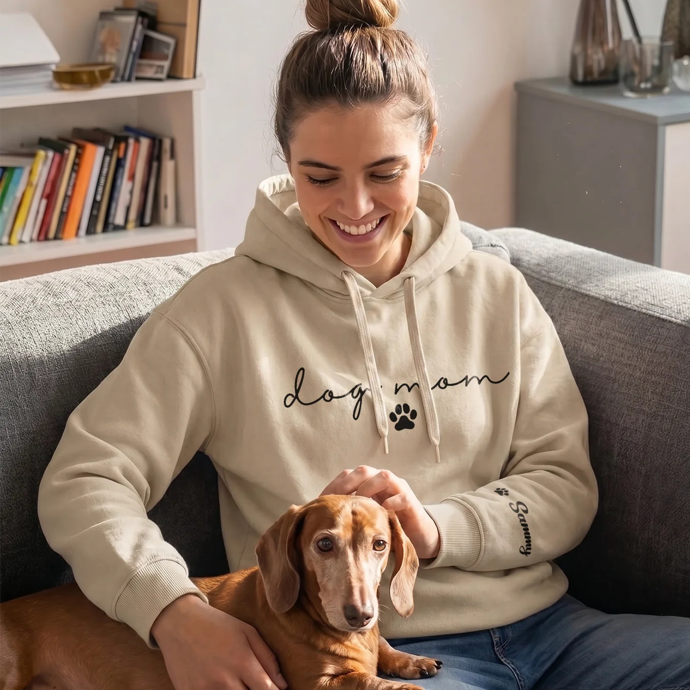 Personalisierter Hoodie “Dog Mama”
