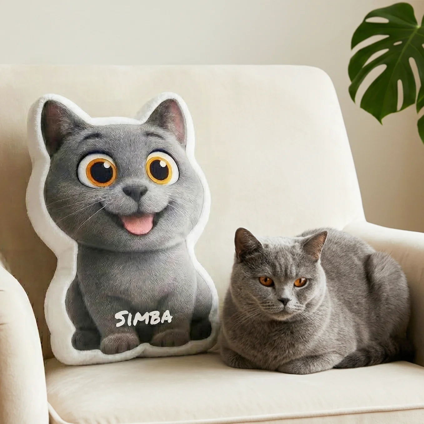 Personalisiertes 3D Dekokissen "Cartoon"