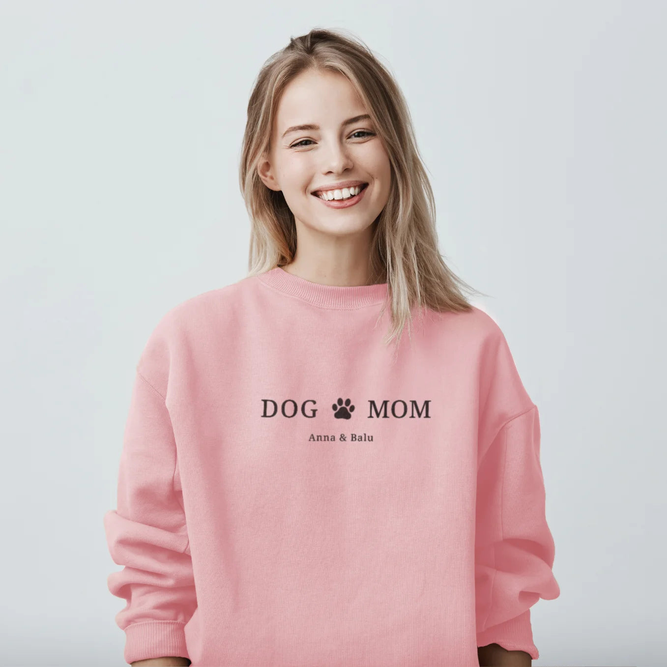 Personalisierter Sweater "Dog Mom"