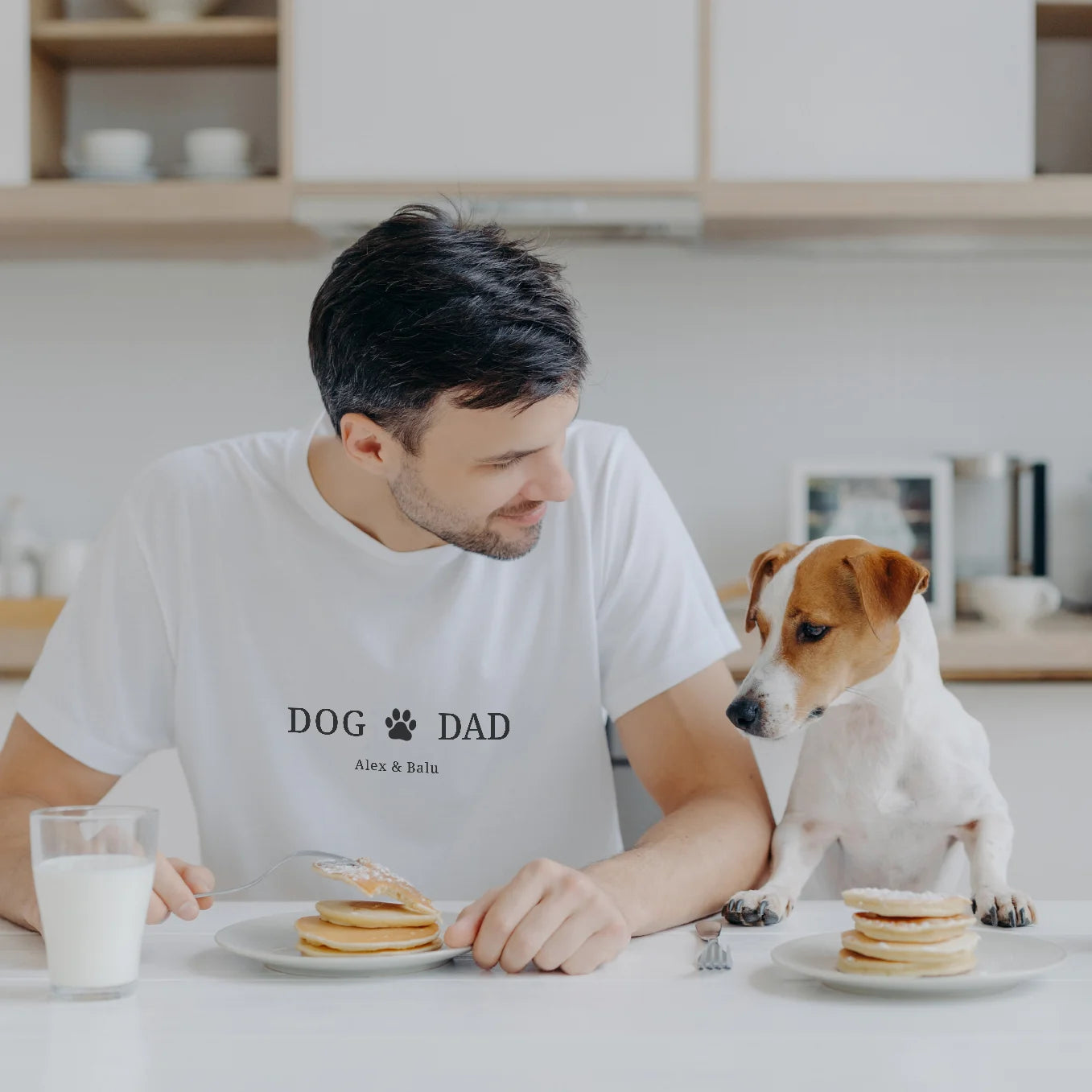 Personalisiertes T-Shirt "Dog Dad"