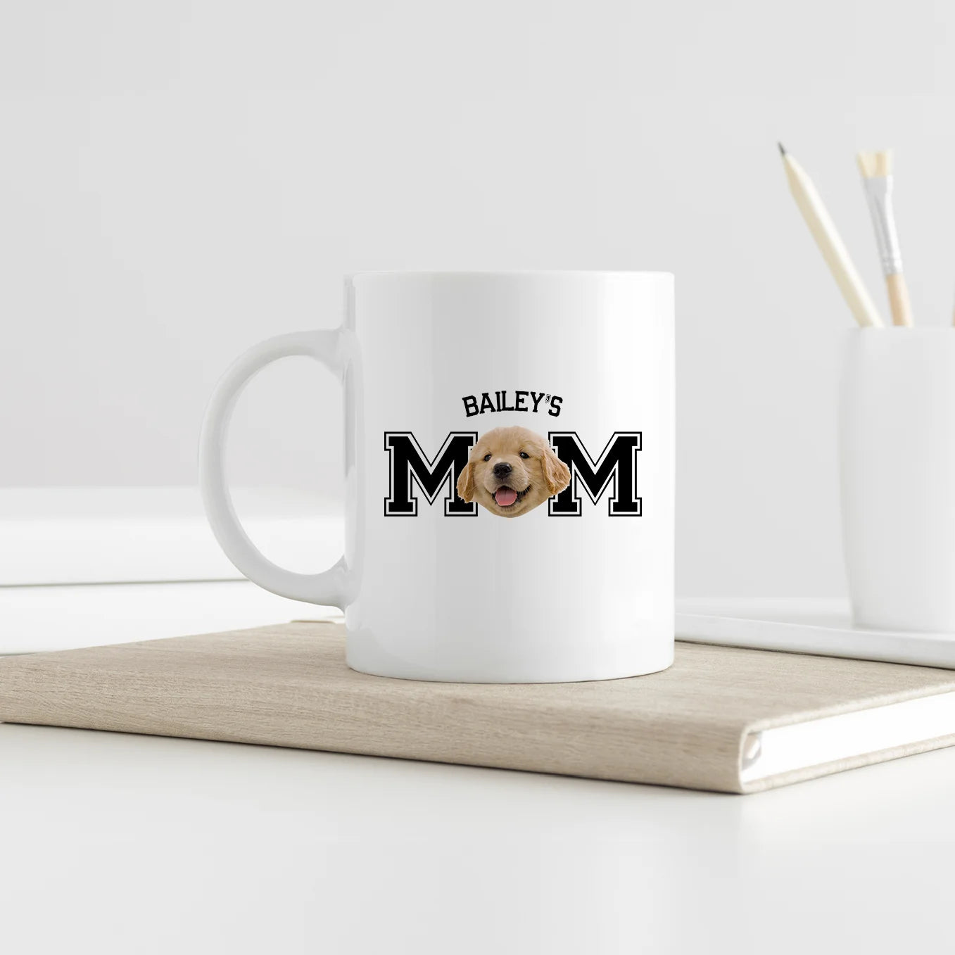 Personalisierte Tasse ''Mom" mit Foto