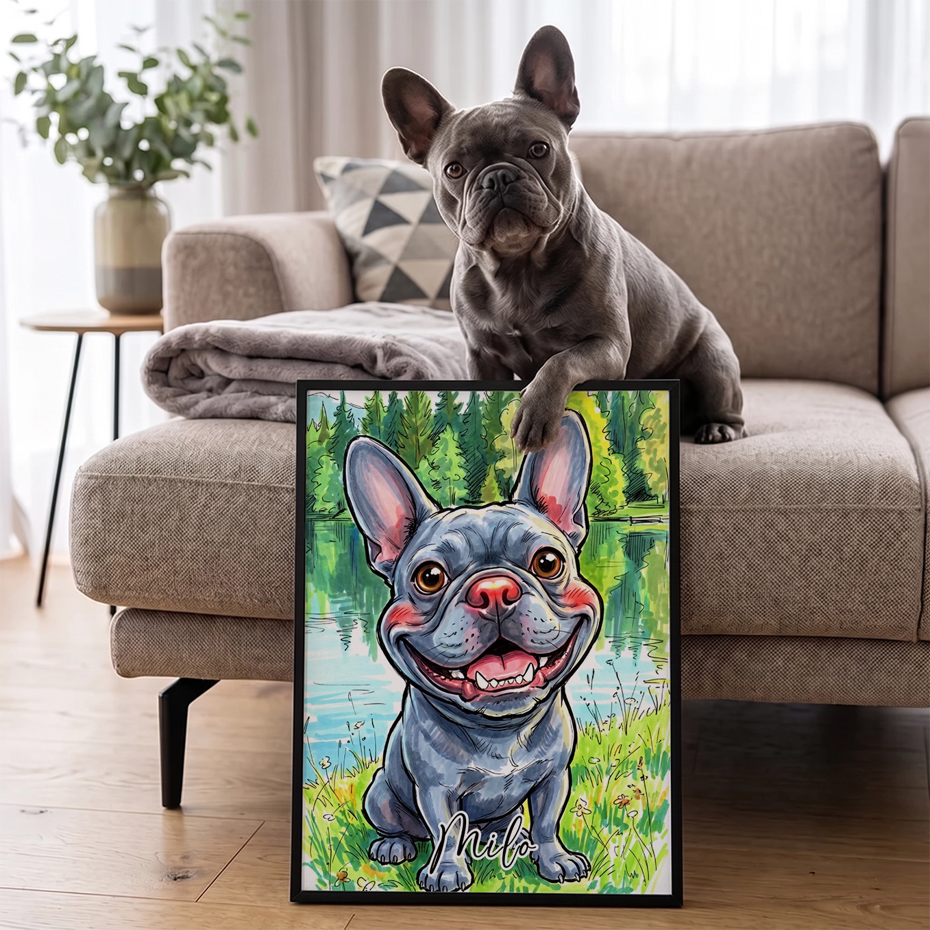 Personalisiertes Poster "Sketch Hund"