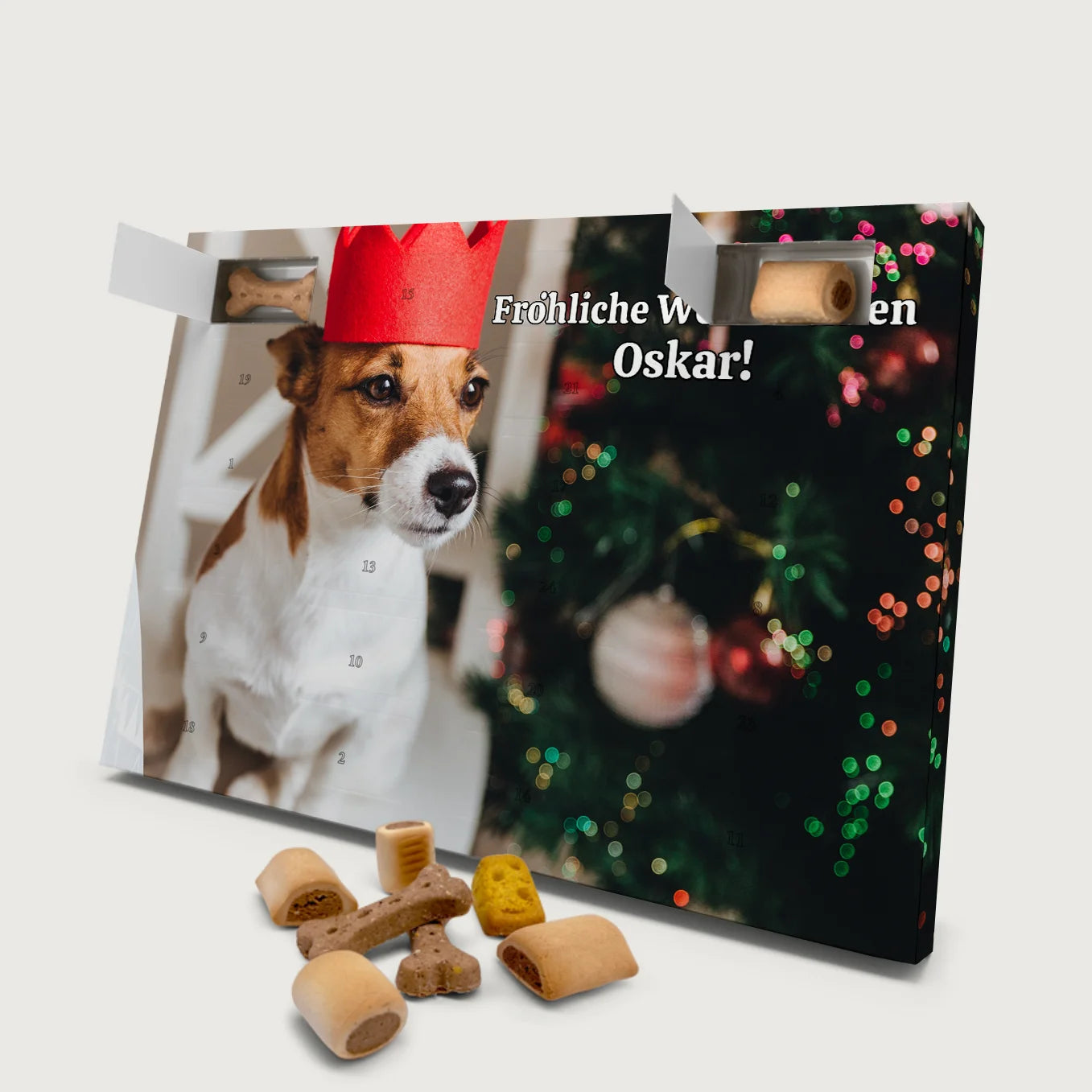 Personalisierter Adventskalender "Hunde Leckerli"