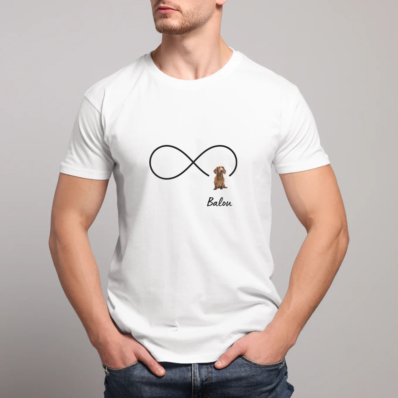 Personalisiertes T-Shirt "Für immer"