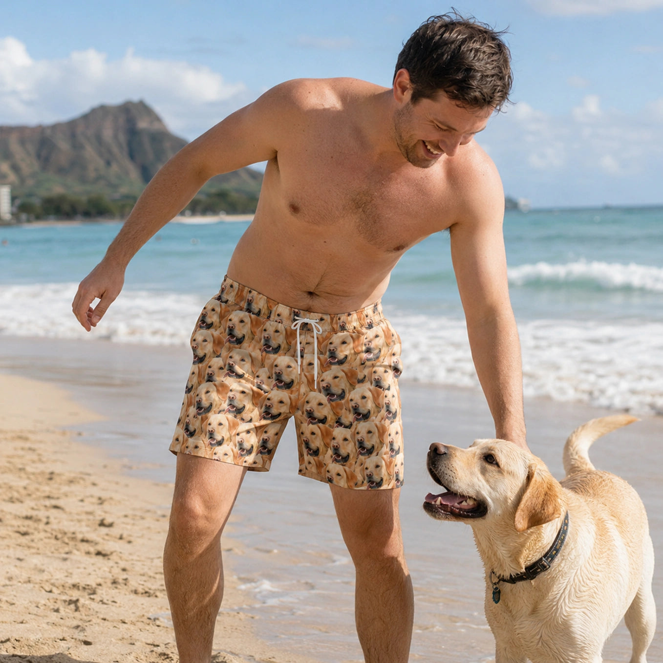Personalisierte Badehose “Foto deines Haustiers”