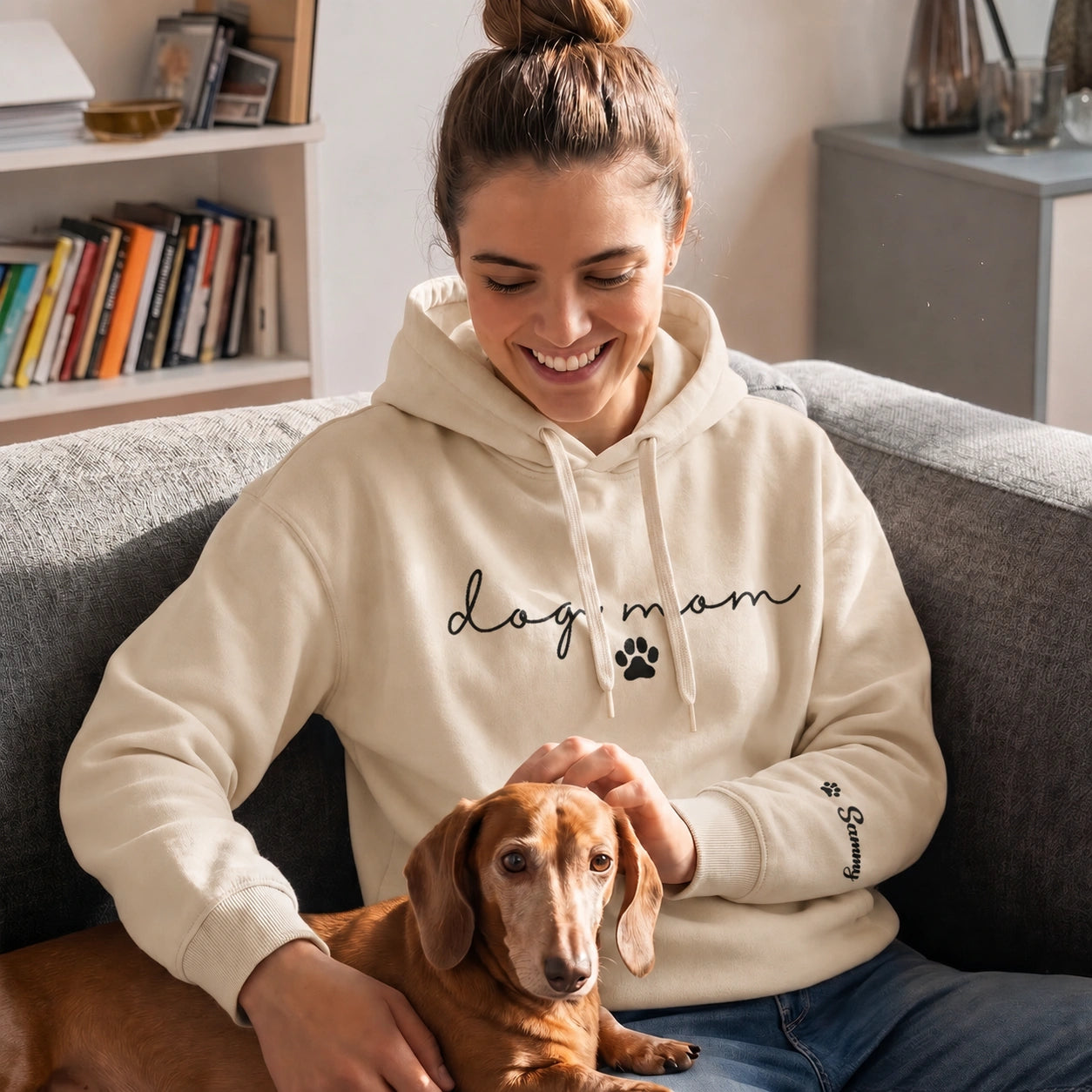 Personalisierter Hoodie “Dog Mama”