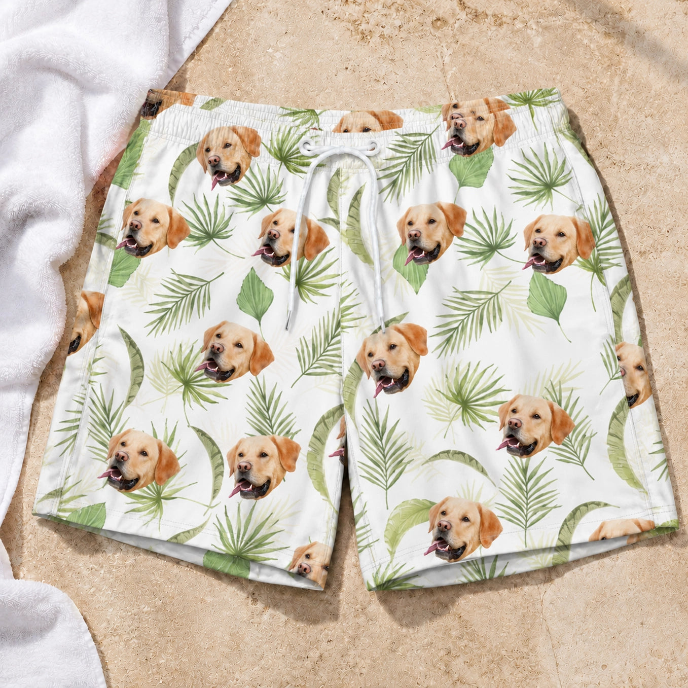 Personalisierte Badehose “Palmen”