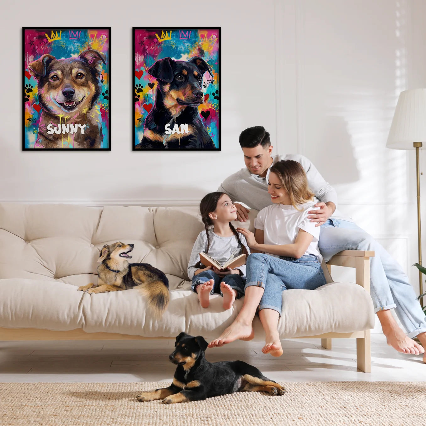 Personalisiertes Poster Haustier "Street Art"