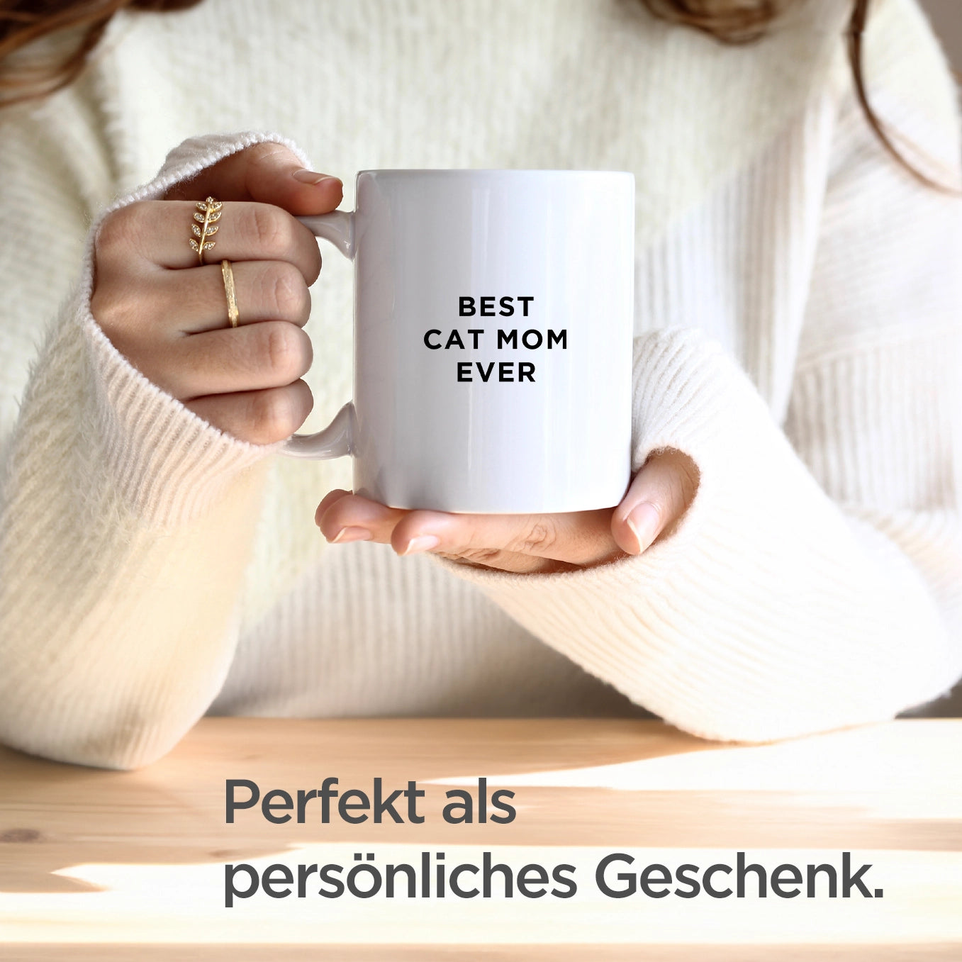 Personalisierte Tasse "Best Cat Mom Ever" Hey Balu