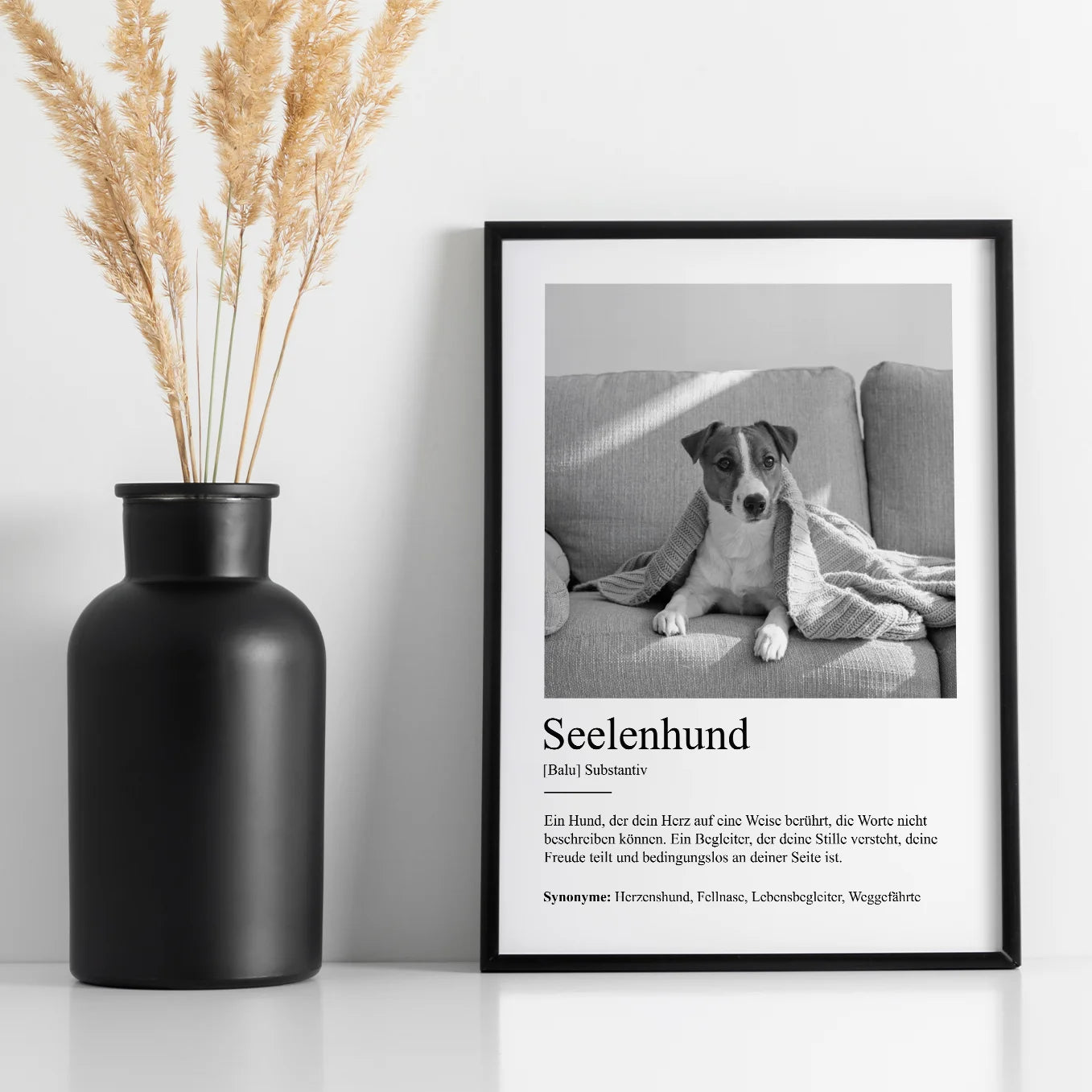 Personalisiertes Poster Definition "Seelenhund"