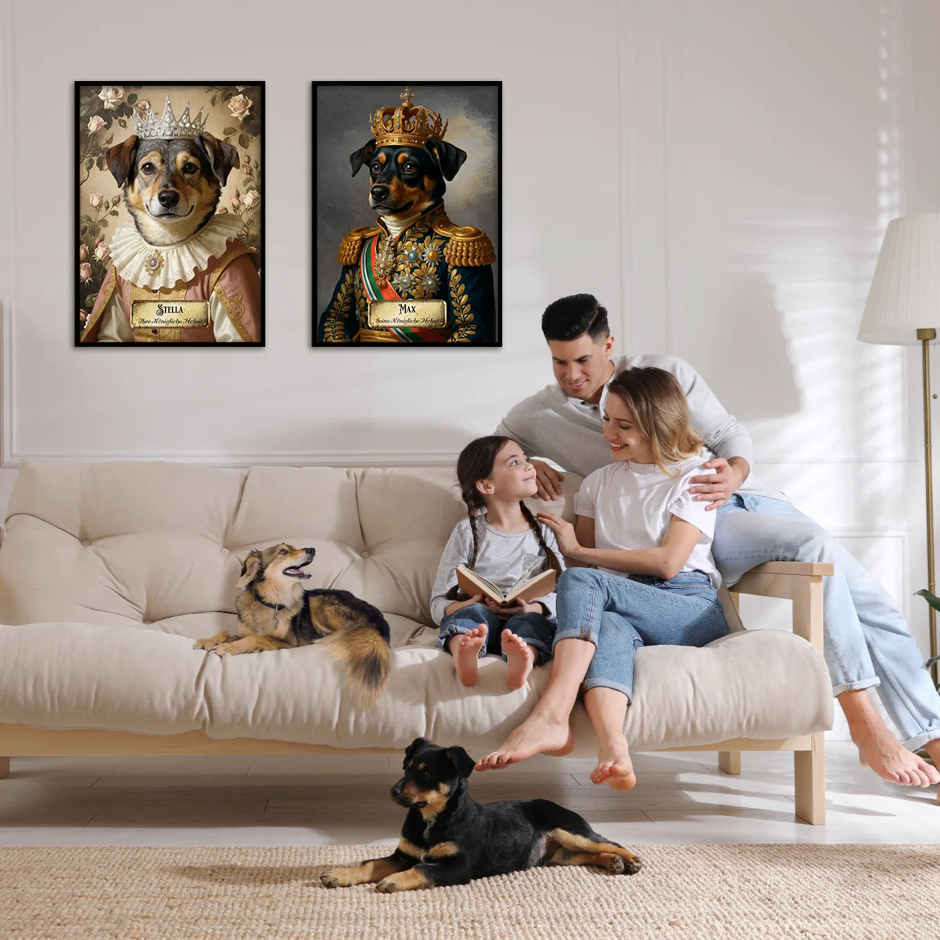 Personalisiertes Hunde-Poster "Royal"
