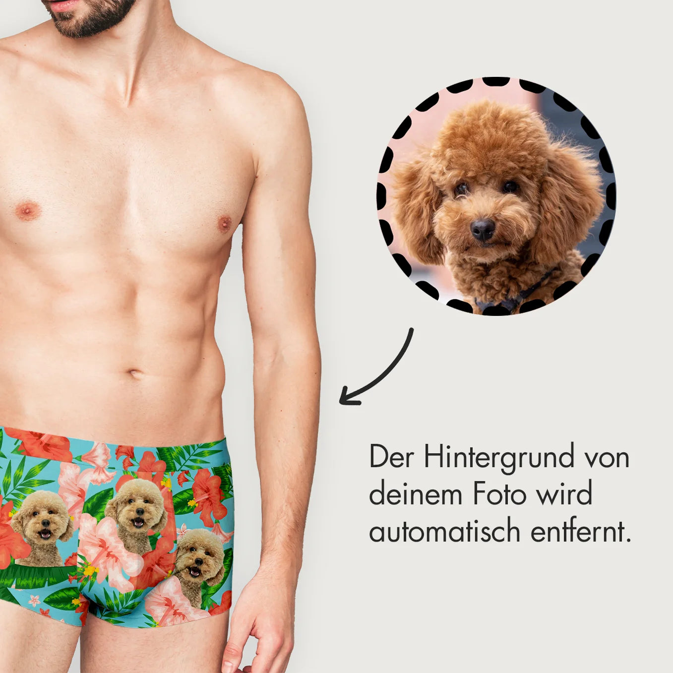 Personalisierte Boxershorts "Haustier"