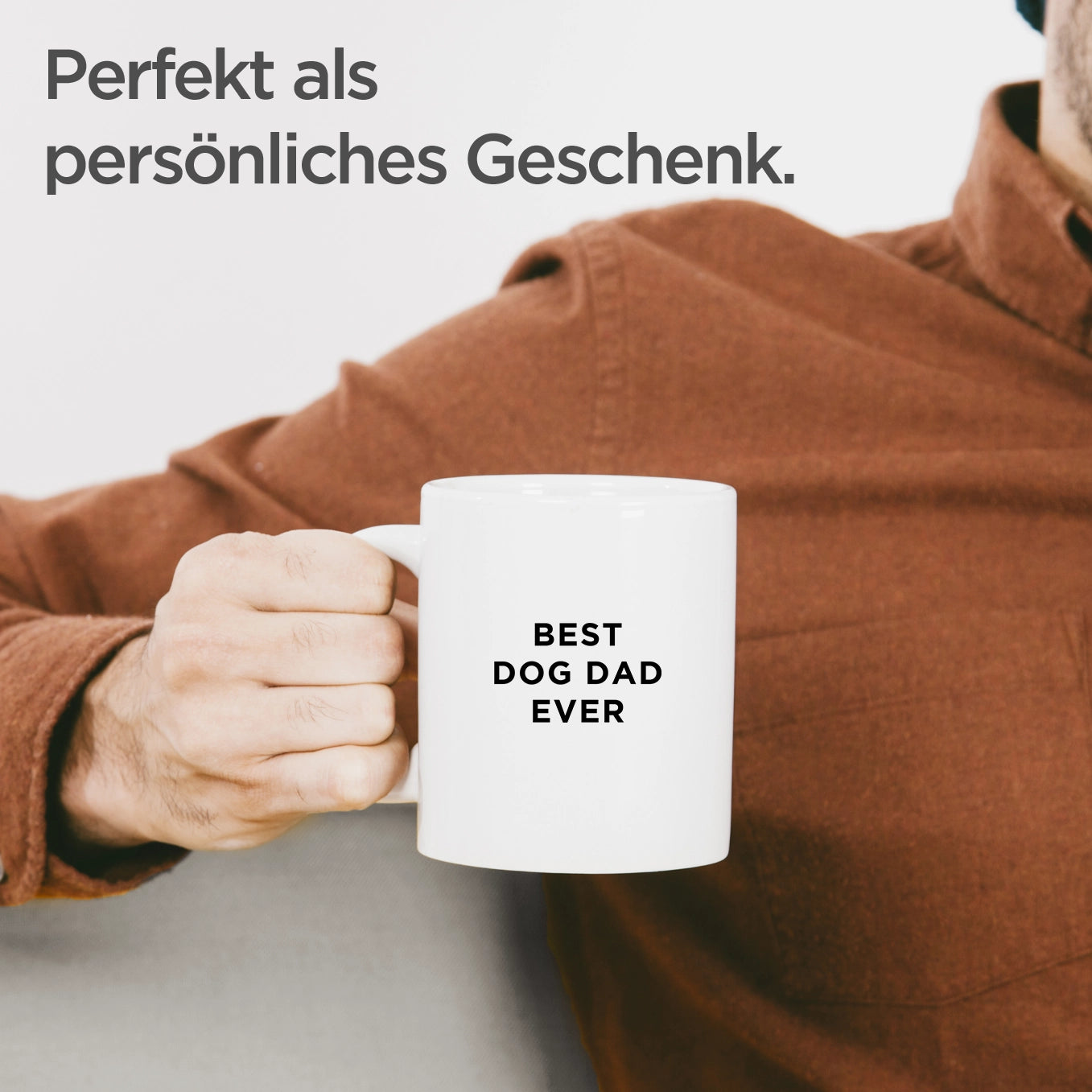 Personalisierte Tasse "Best Dog Dad Ever"