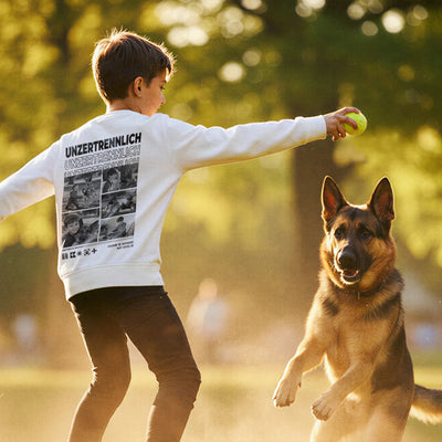 Personalisierter Kinder Sweater "Hundefreund"