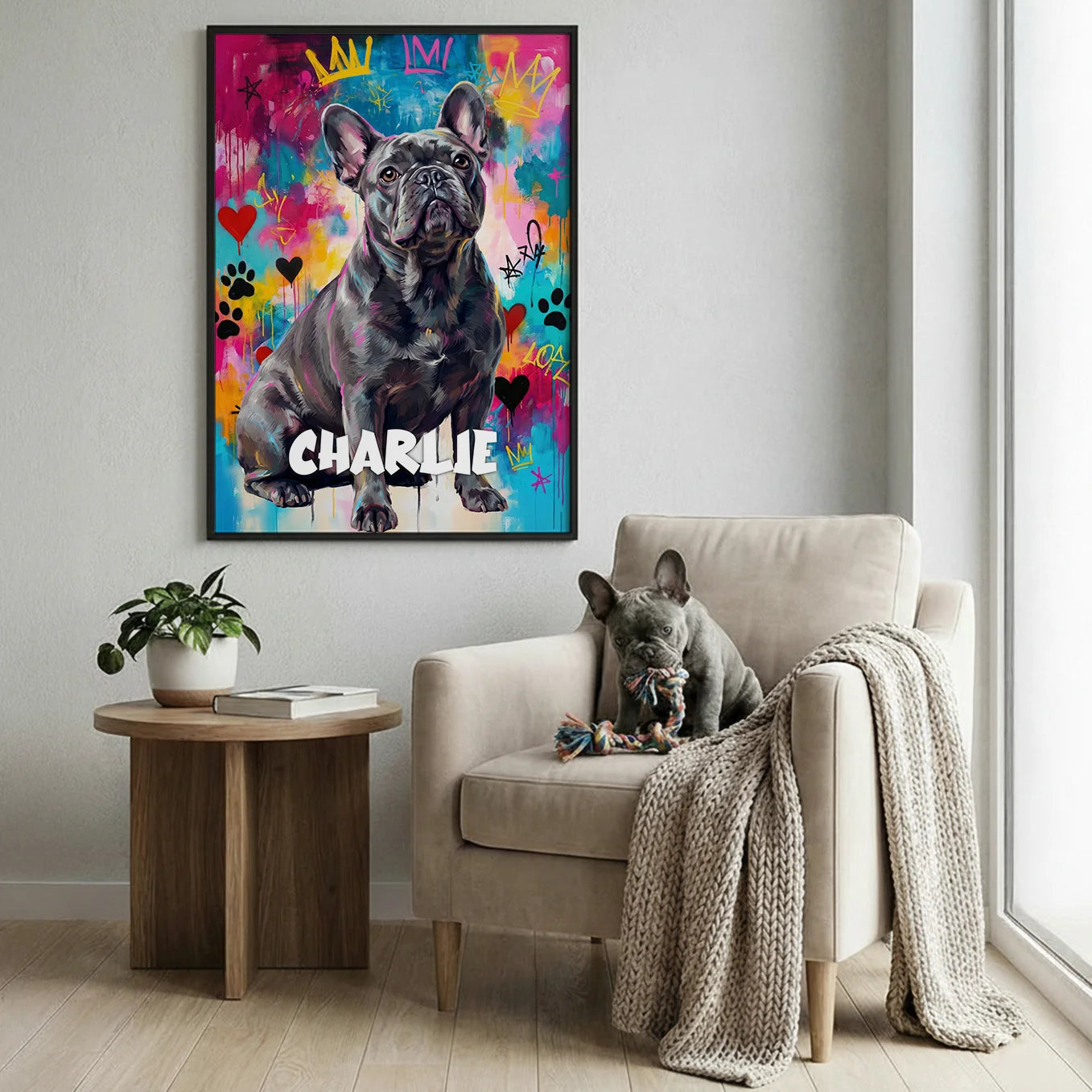 Personalisiertes Poster Haustier "Street Art"