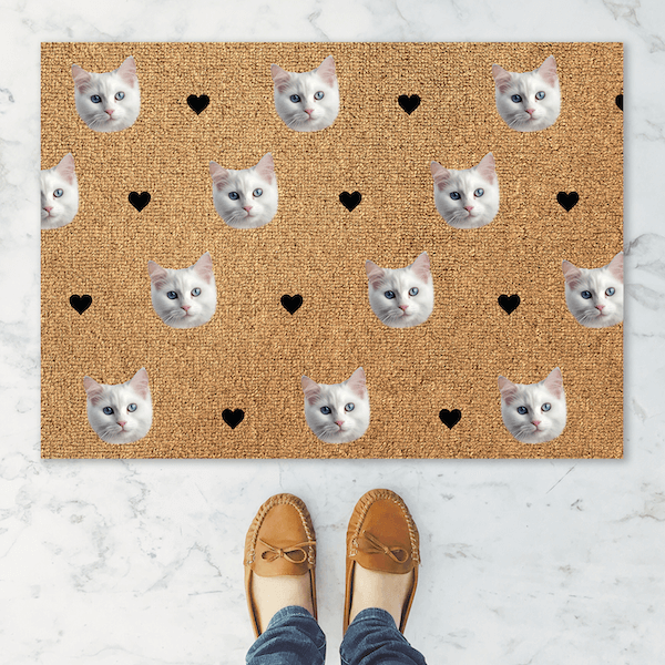 Personalisierte Fußmatte mit deinem Haustier