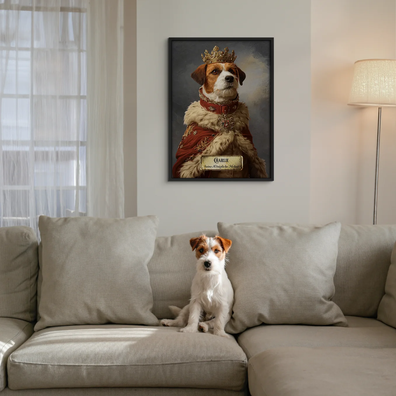 Personalisiertes Hunde-Poster "Royal"