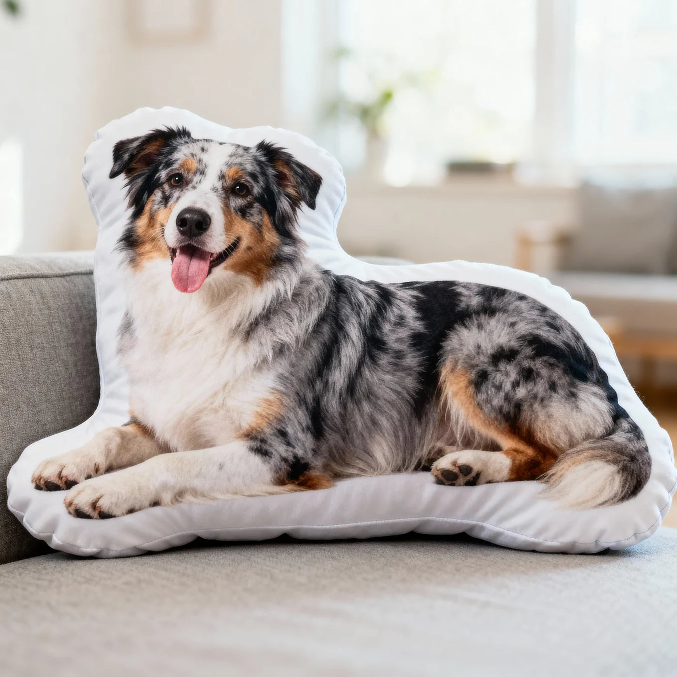 Personalisiertes 3D Dekokissen "Hund"