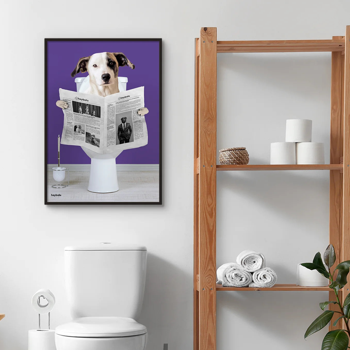 Personalisiertes Poster Hund "Wichtige Sitzung"