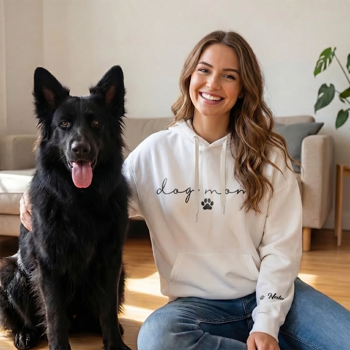 Personalisierter Hoodie “Dog Mama”