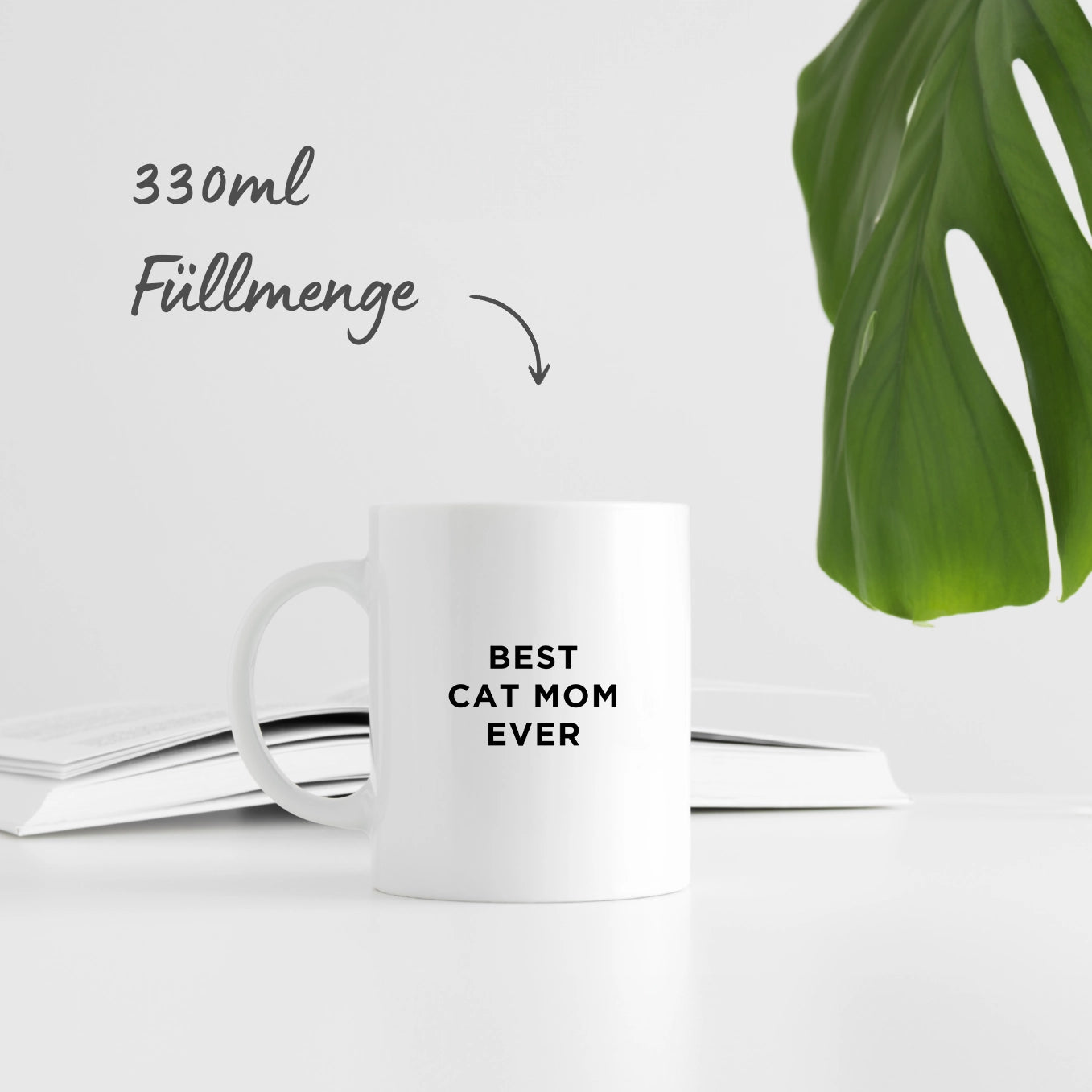 Personalisierte Tasse "Best Cat Mom Ever" Hey Balu