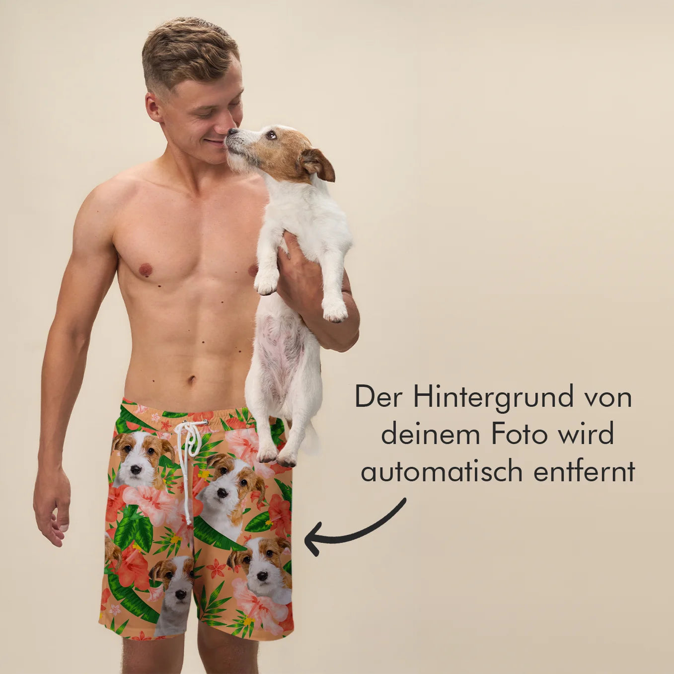 Personalisierte Badehose "Haustier"