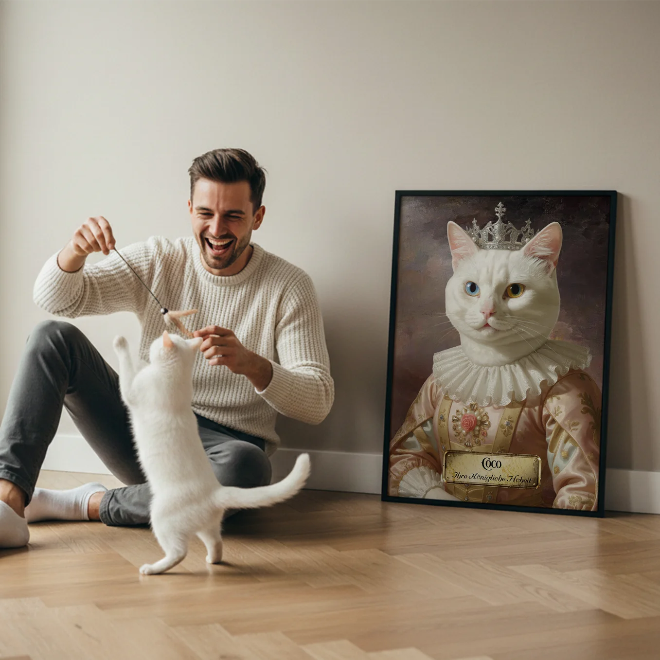 Personalisiertes Katzen-Poster "Royal"